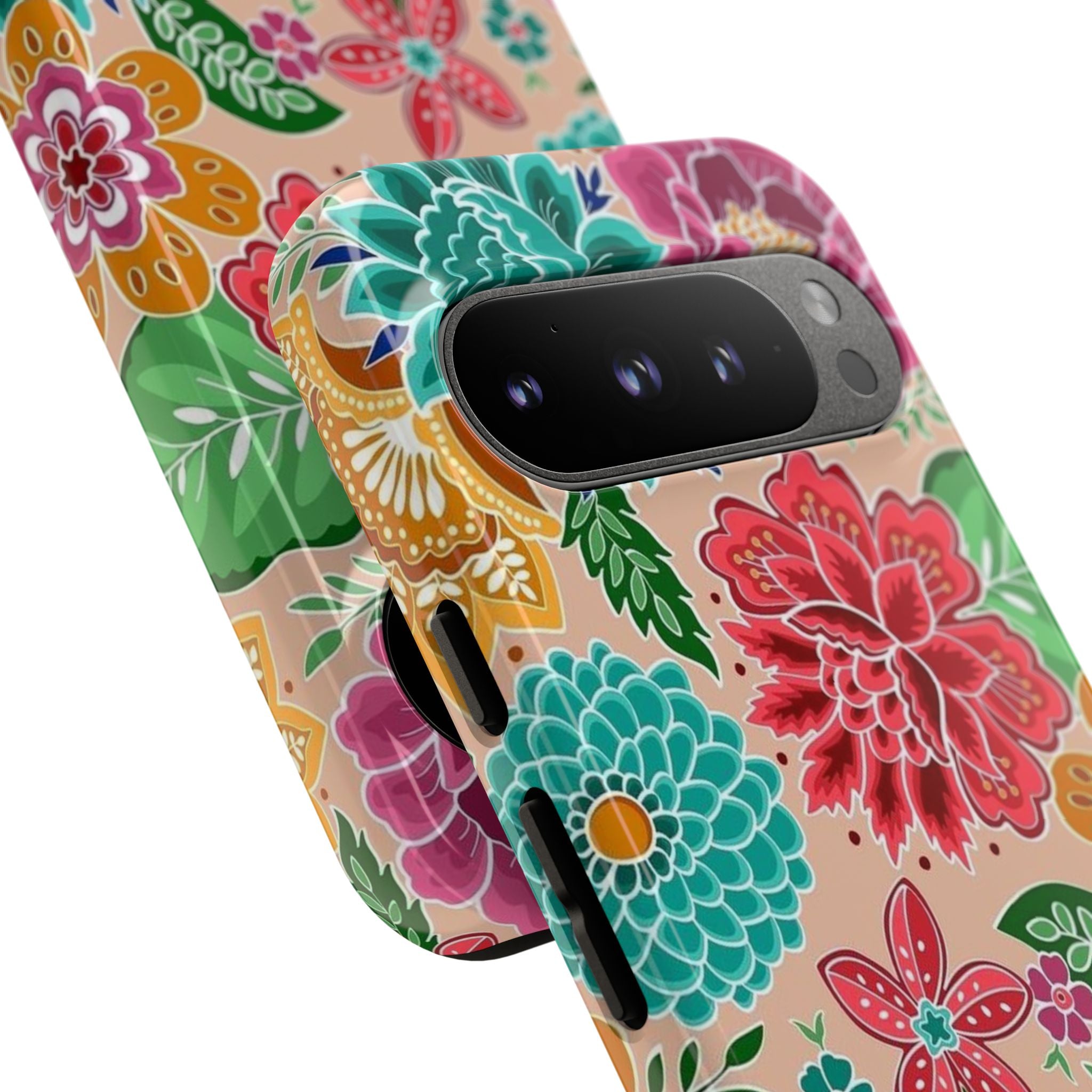 Cute Floral Design Tough Phone Case by