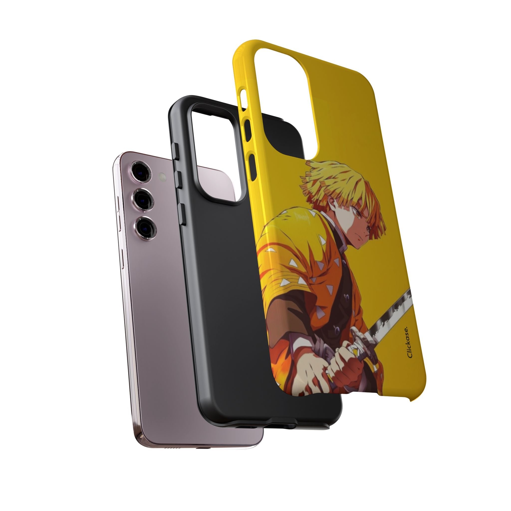 Zenitsu Agatsuma – Thunder Breathing Lightning Strike Tough Phone Case by