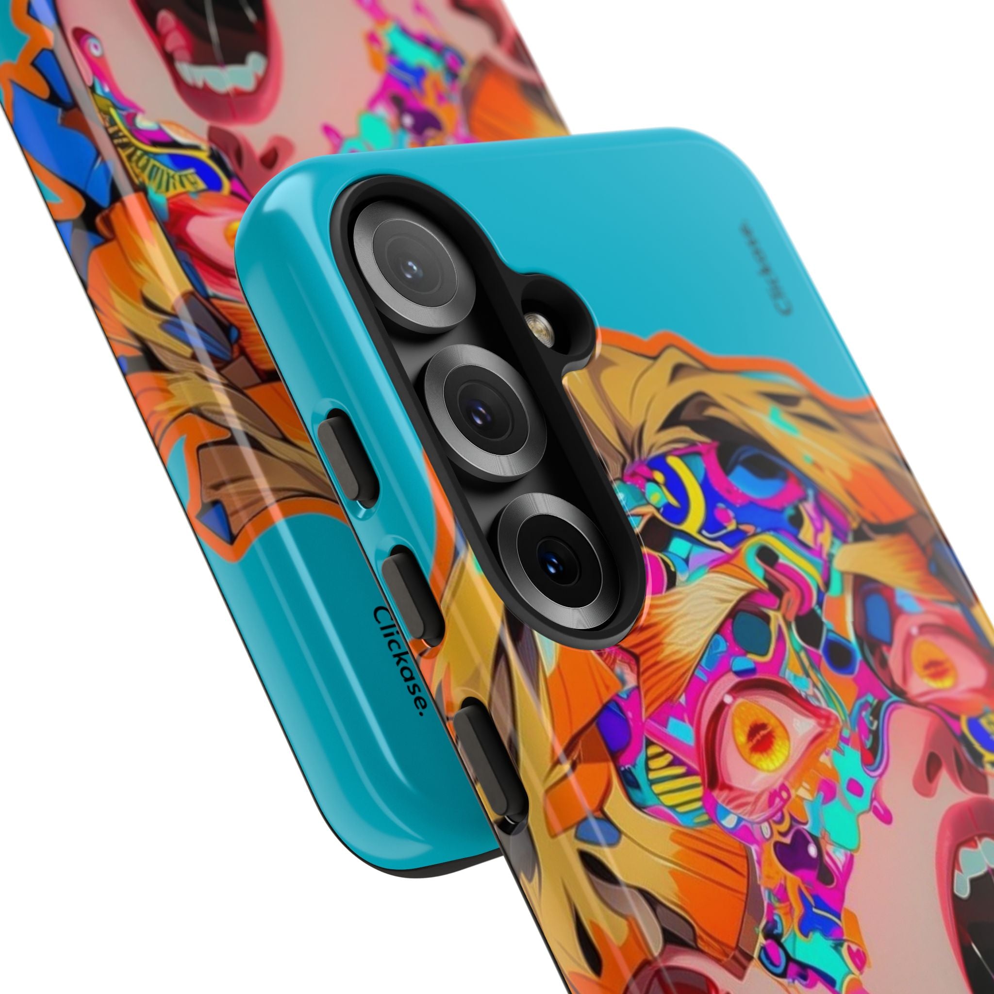 Zenitsu Agatsuma – Neon Thunder Pop Art Tough Phone Case by