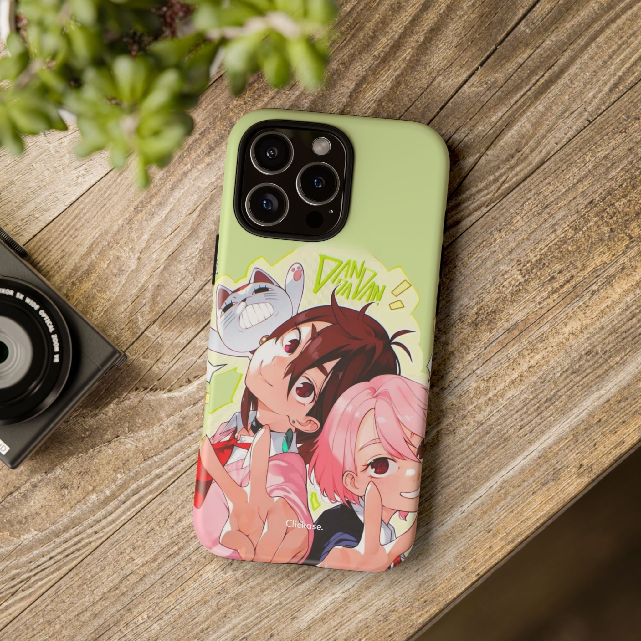 Momo & Aira - Dan Da Dan Tough Phone CasePhone CaseClickase®Momo & Aira
