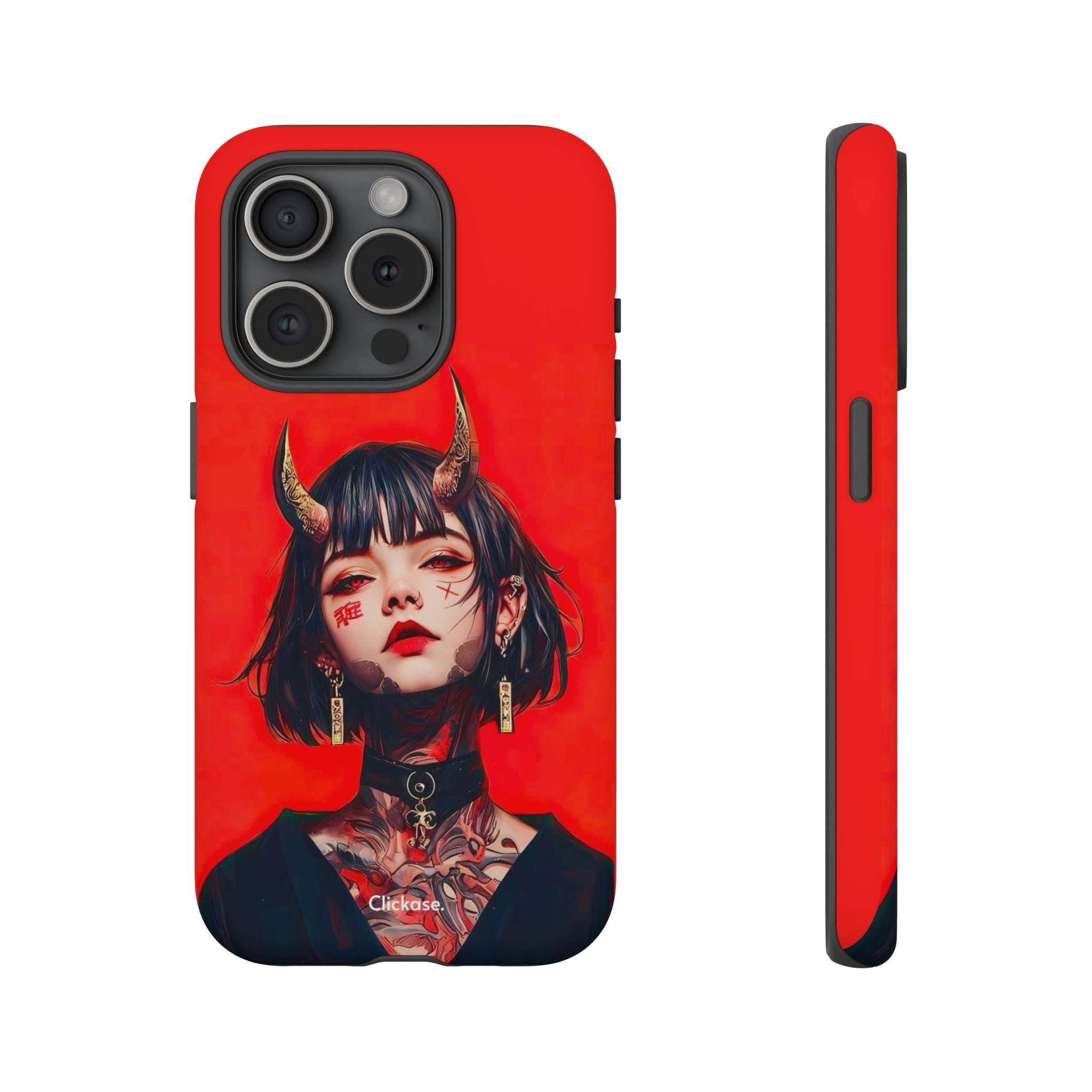 Stylish Phone Case with Edgy Design, Unique Phone Cover, Gothic Aesthetic Accessories, Trendy Cell Phone Case, Perfect Gift for Teens by
