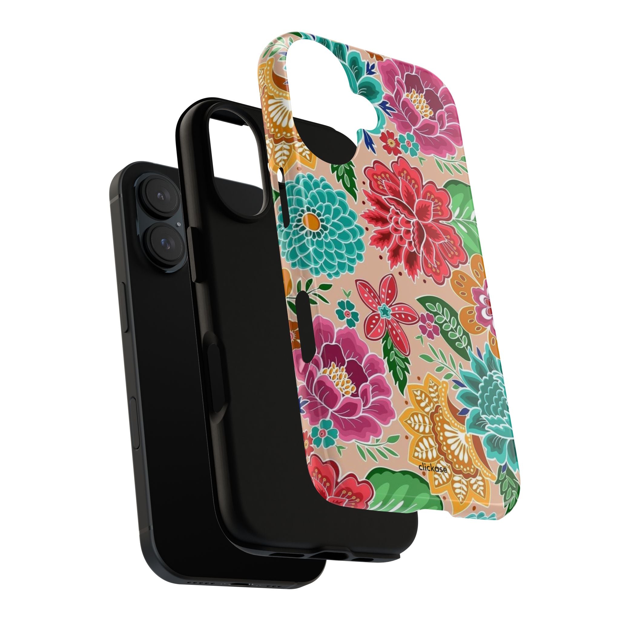 Cute Floral Design Tough Phone Case by