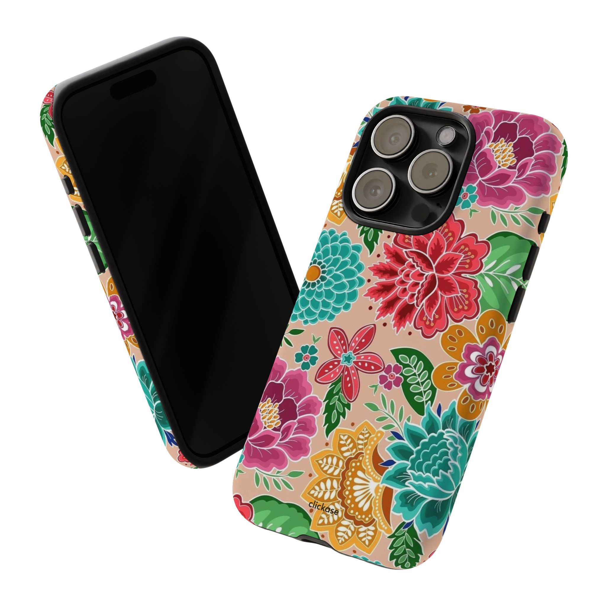 Cute Floral Design Tough Phone Case by