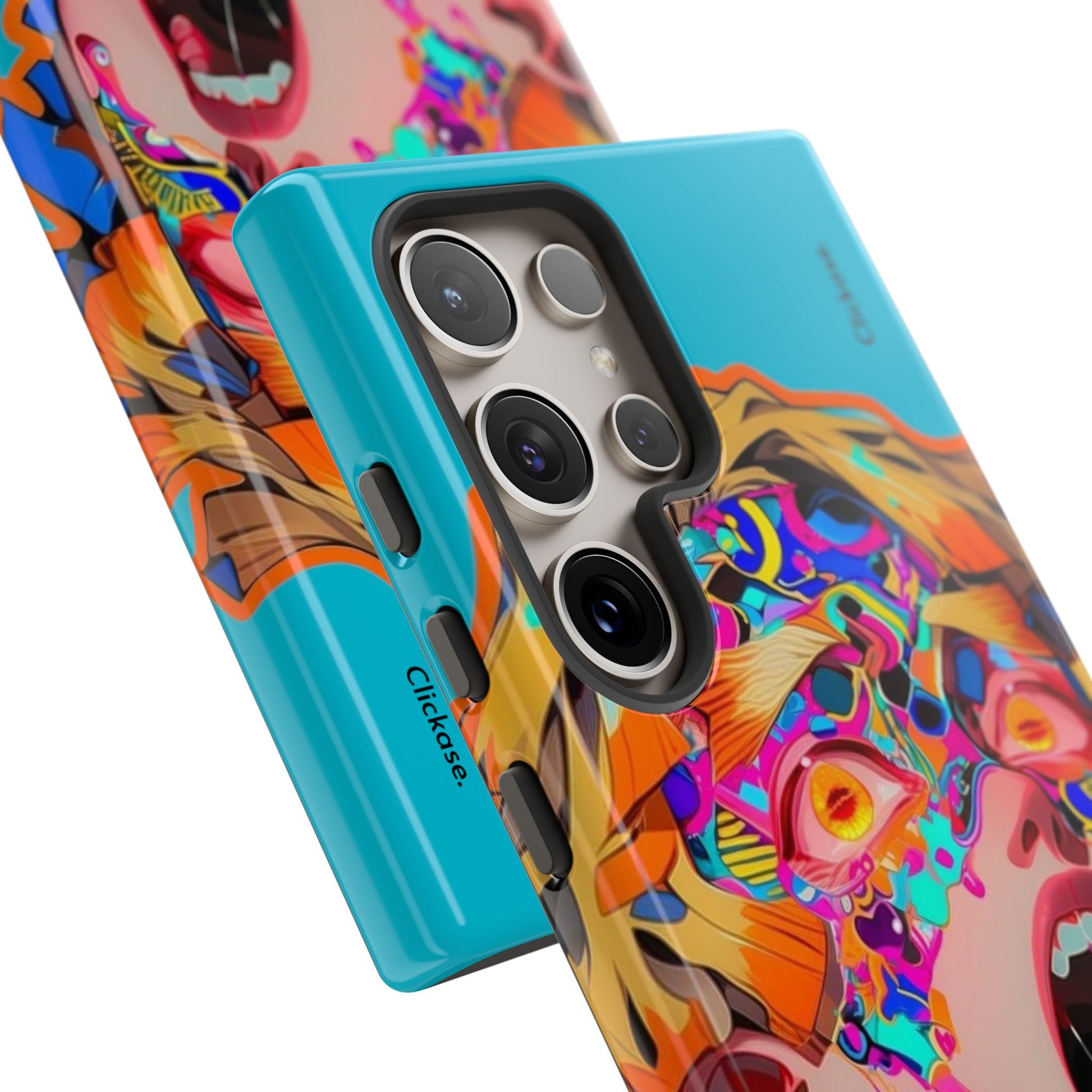 Zenitsu Agatsuma – Neon Thunder Pop Art Tough Phone Case by