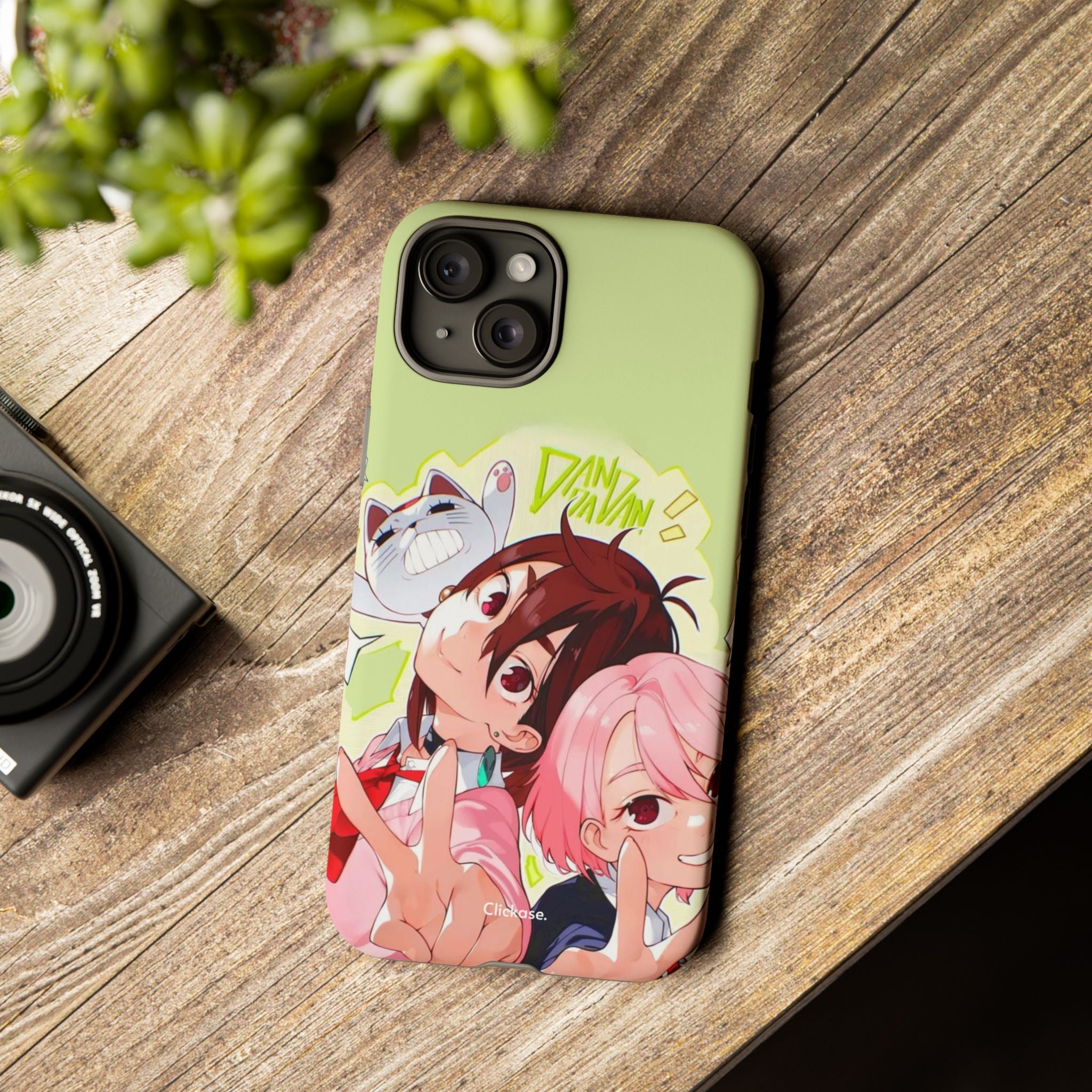 Momo & Aira - Dan Da Dan Tough Phone CasePhone CaseClickase®Momo & Aira