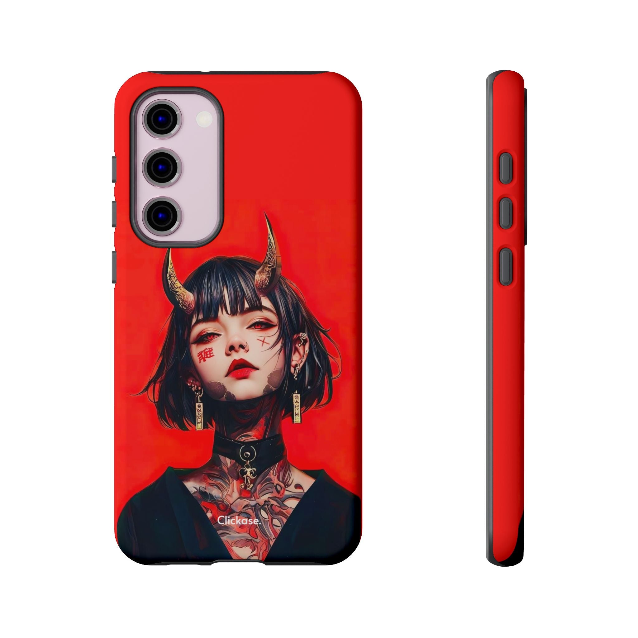 Stylish Phone Case with Edgy Design, Unique Phone Cover, Gothic Aesthetic Accessories, Trendy Cell Phone Case, Perfect Gift for Teens by