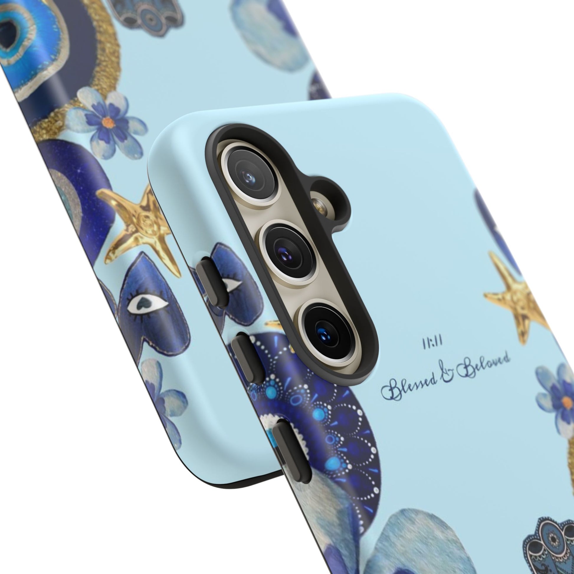 Hamsa Ocean-Inspired Tough Phone Case by