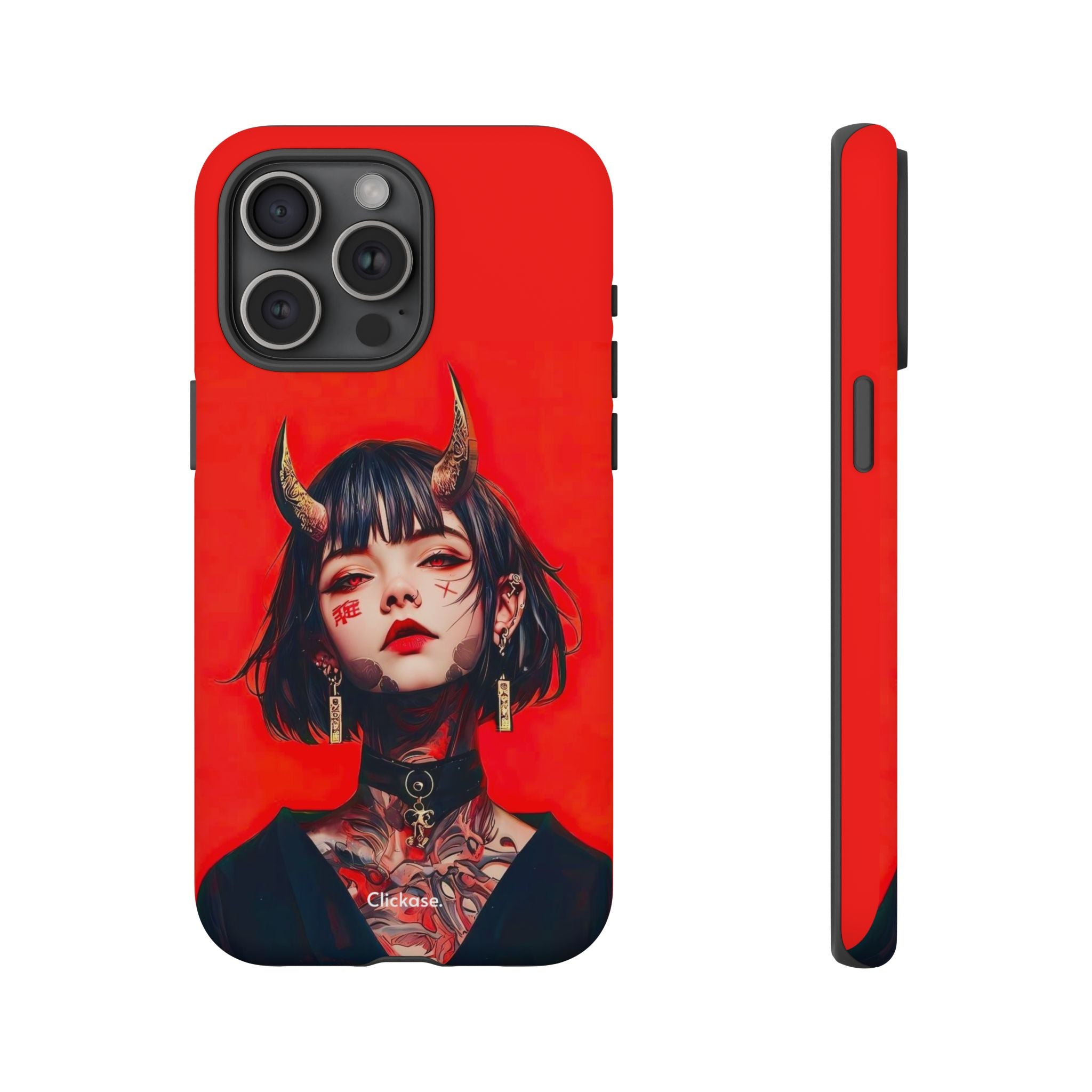 Stylish Phone Case with Edgy Design, Unique Phone Cover, Gothic Aesthetic Accessories, Trendy Cell Phone Case, Perfect Gift for Teens by