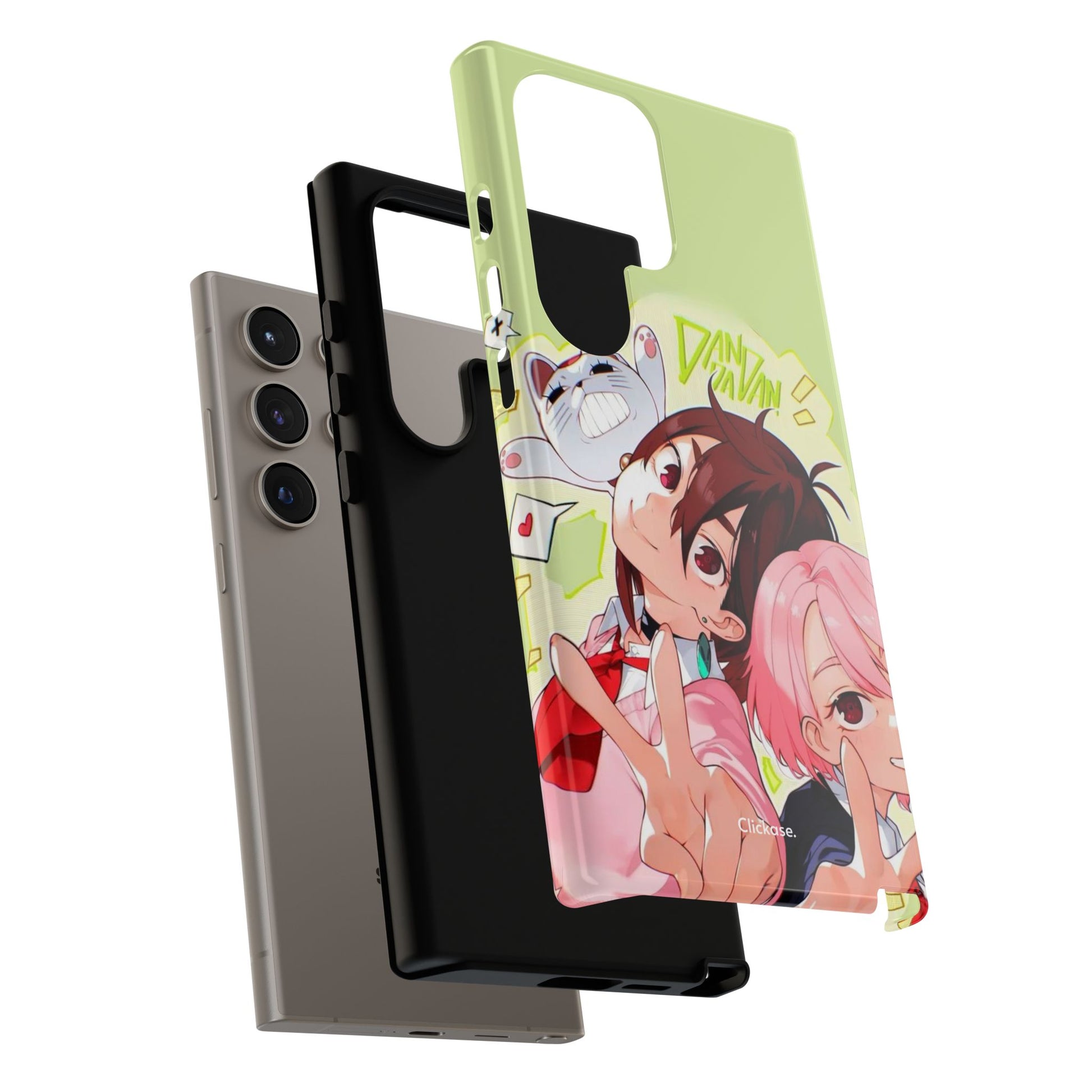 Momo & Aira - Dan Da Dan Tough Phone CasePhone CaseClickase®Momo & Aira