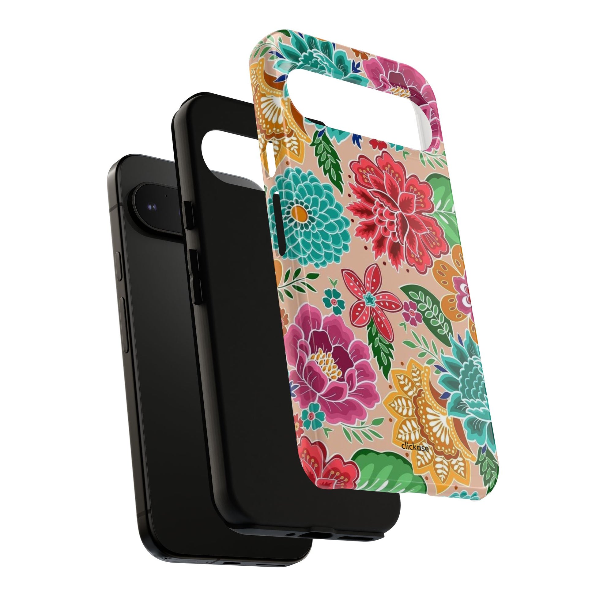 Cute Floral Design Tough Phone Case by