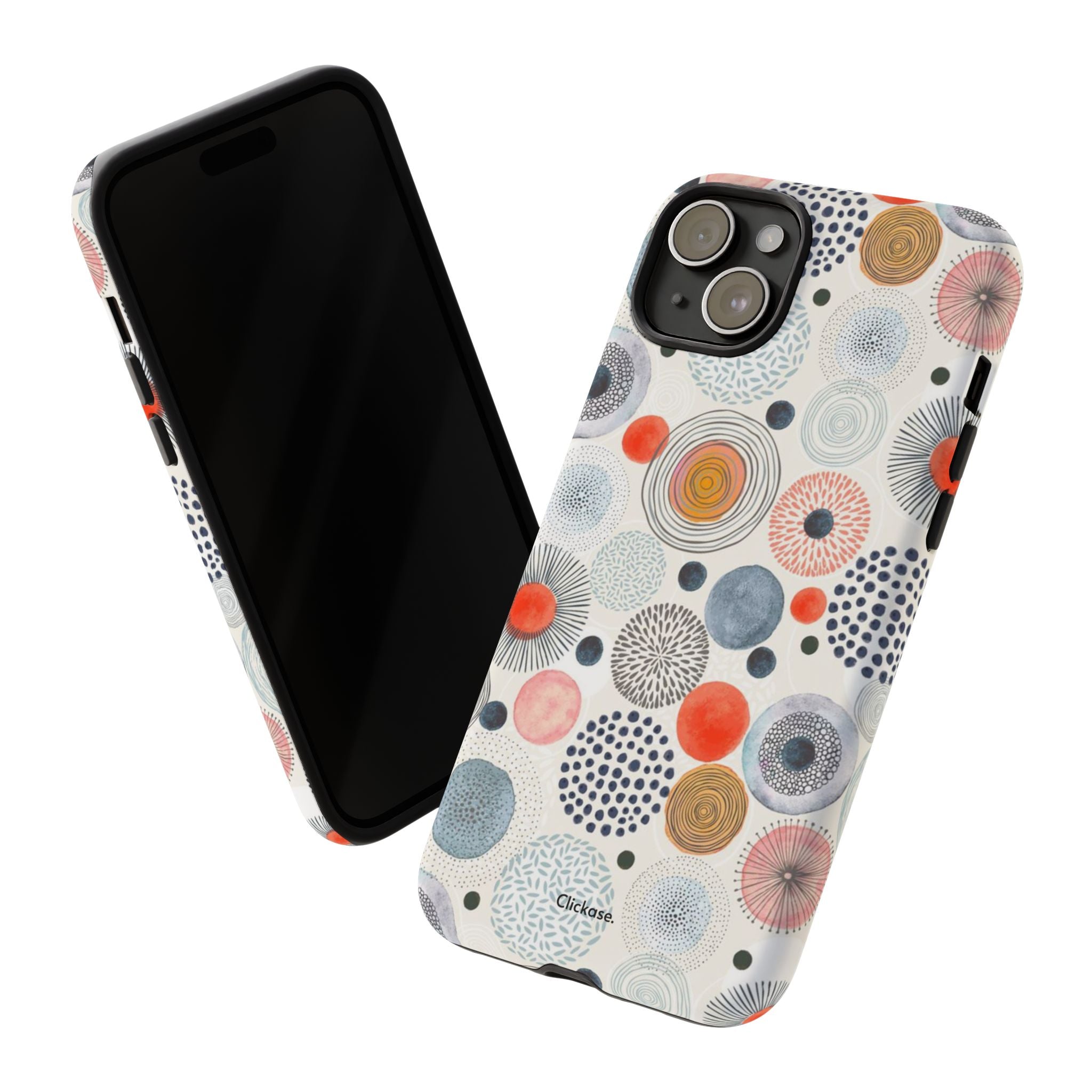 Colorful Abstract Tough Phone Case by