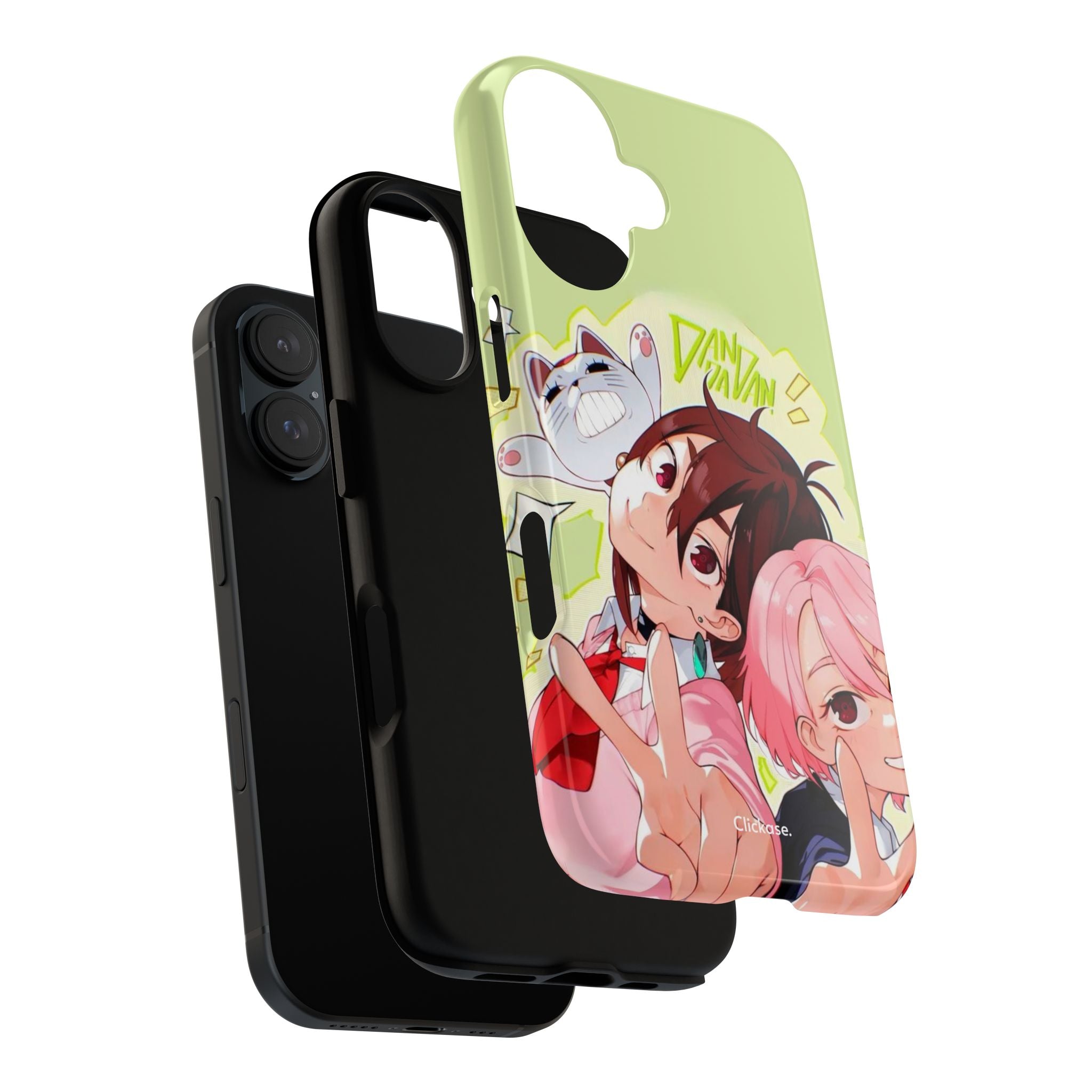 Momo & Aira - Dan Da Dan Tough Phone CasePhone CaseClickase®Momo & Aira