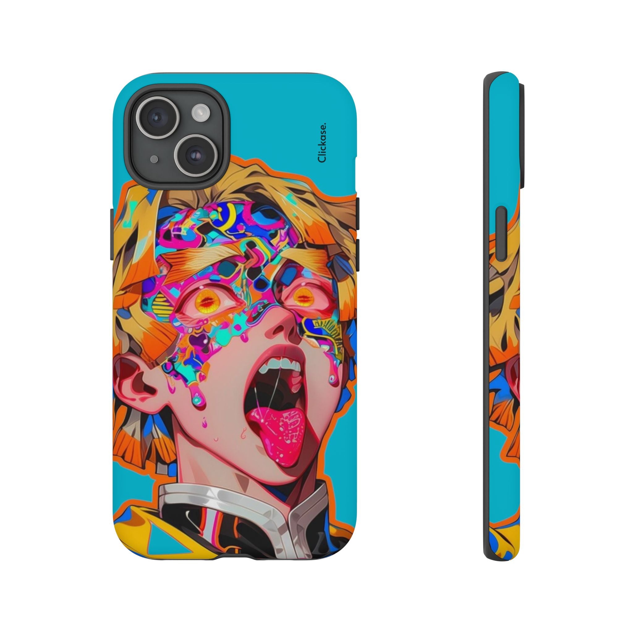 Zenitsu Agatsuma – Neon Thunder Pop Art Tough Phone Case by