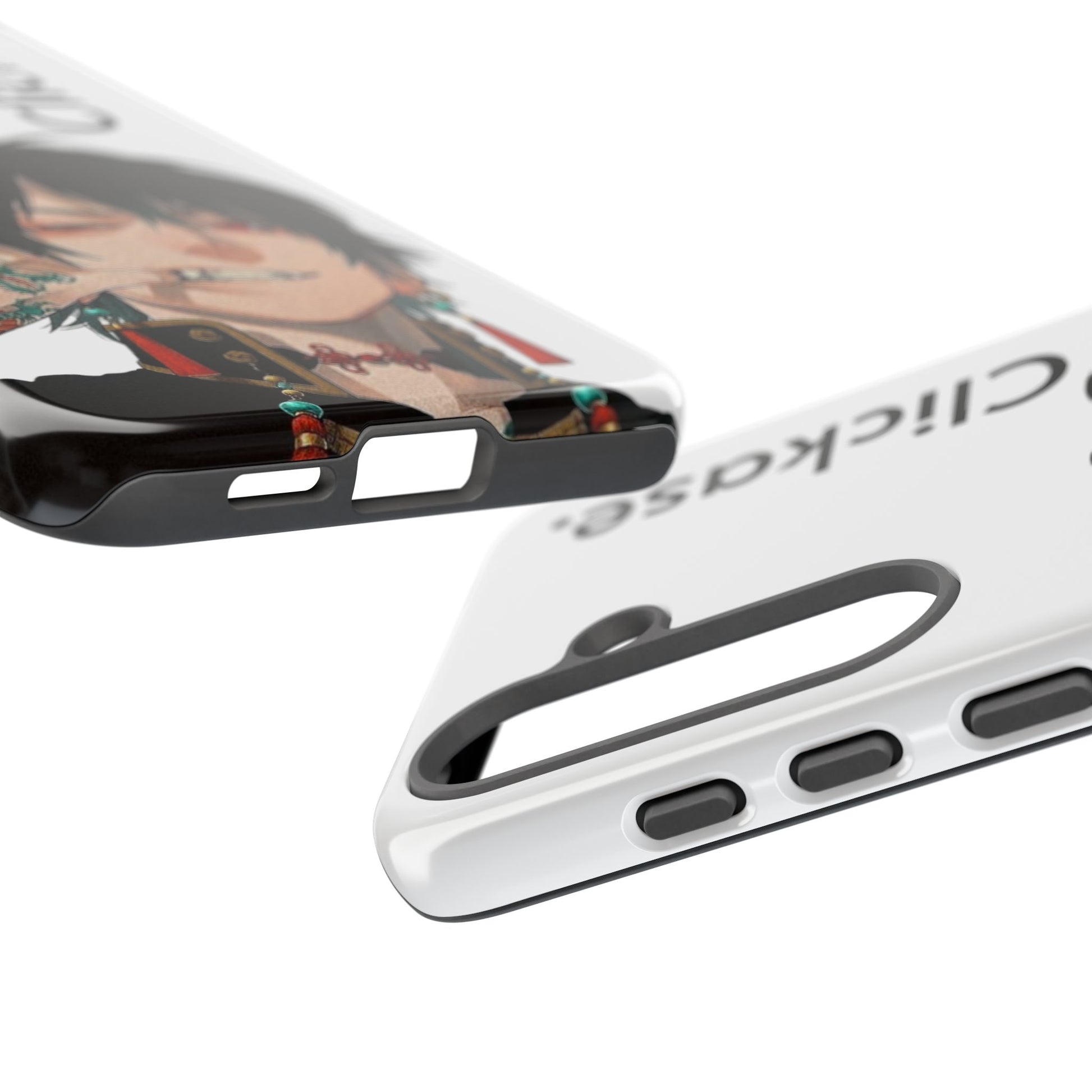 Edgy Anime Rebel Character - Tough Phone Case by