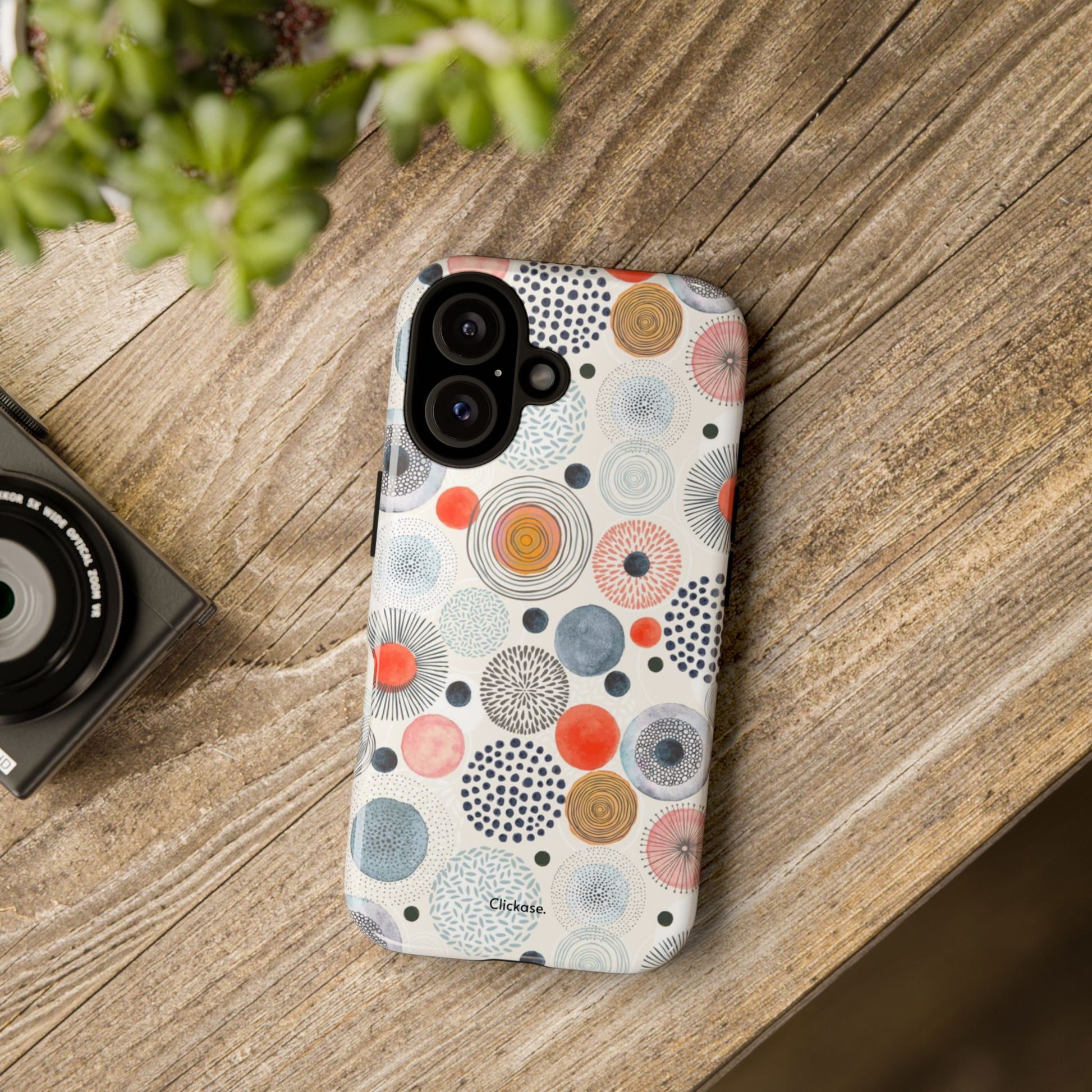 Colorful Abstract Tough Phone Case by