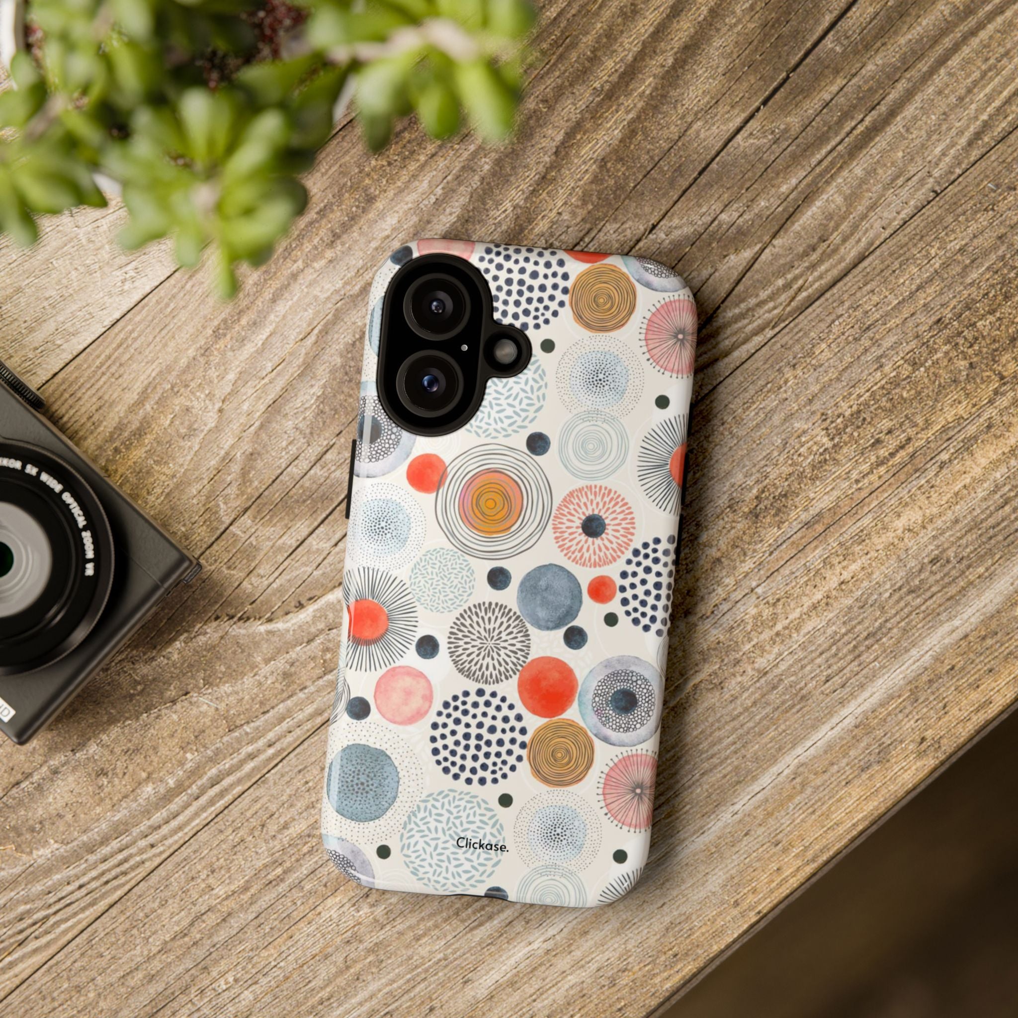 Colorful Abstract Tough Phone Case by