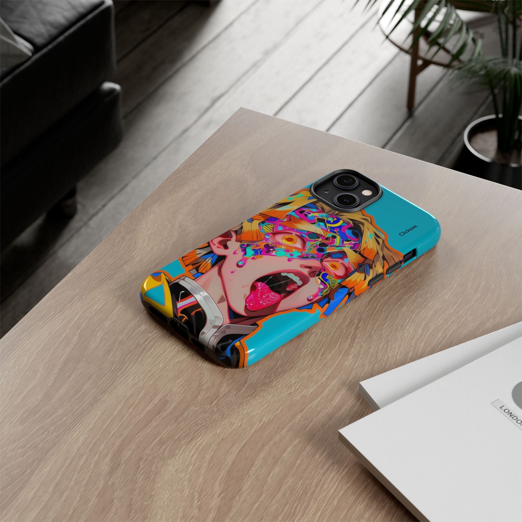 Zenitsu Agatsuma – Neon Thunder Pop Art Tough Phone Case by