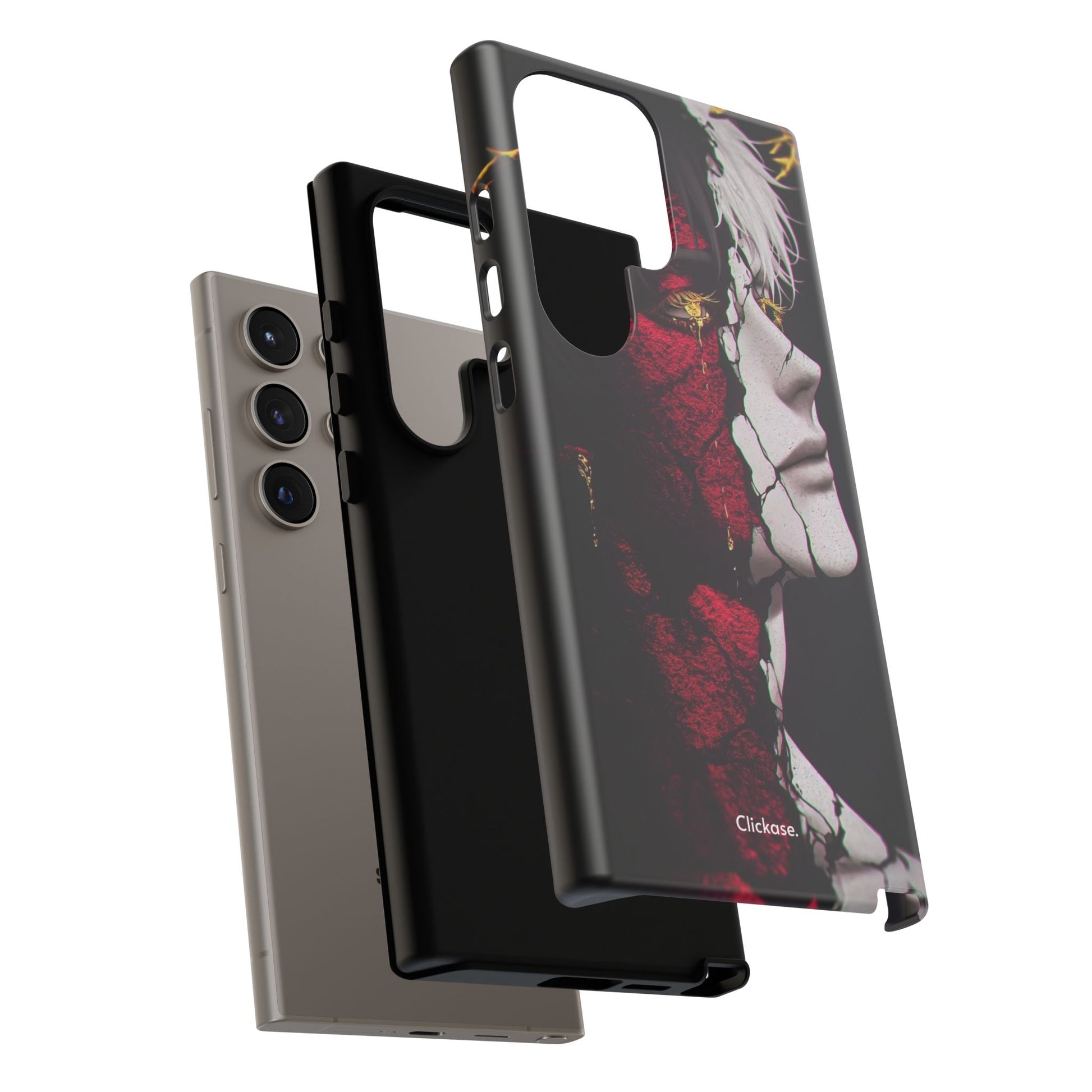 Duality Split Face Anime - Tough Phone Case by