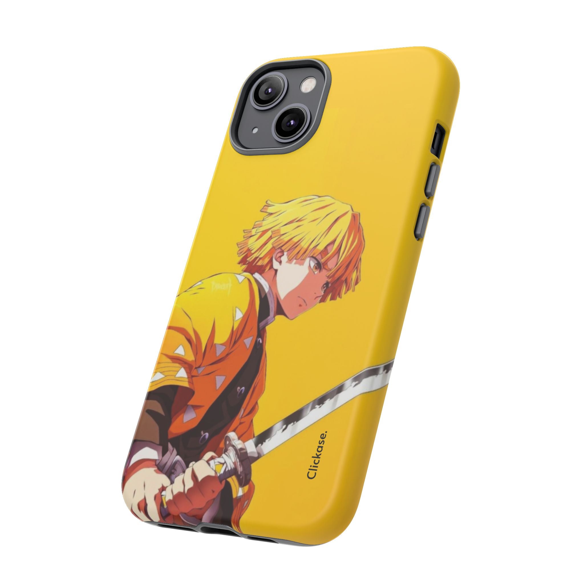 Zenitsu Agatsuma – Thunder Breathing Lightning Strike Tough Phone Case by