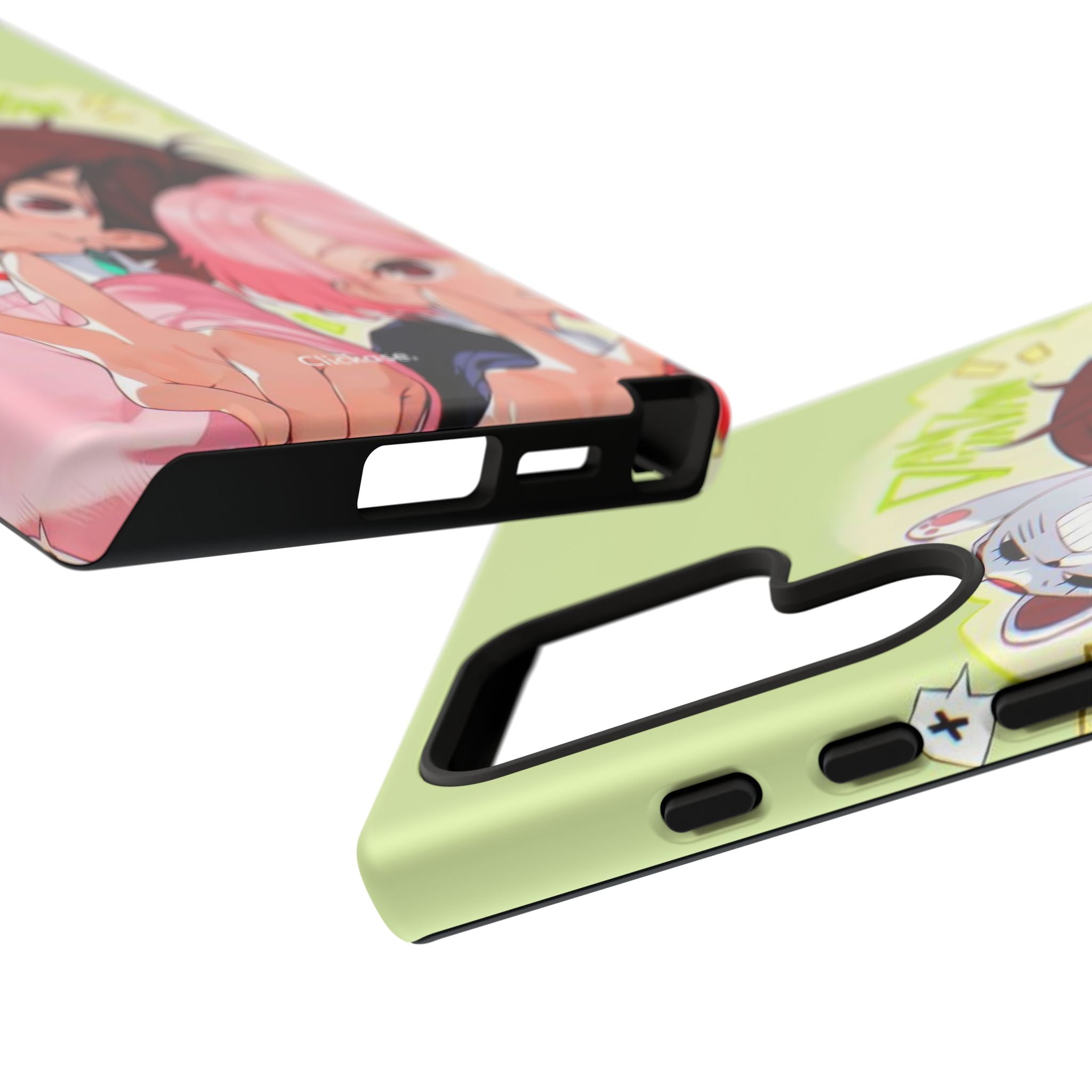 Momo & Aira - Dan Da Dan Tough Phone CasePhone CaseClickase®Momo & Aira