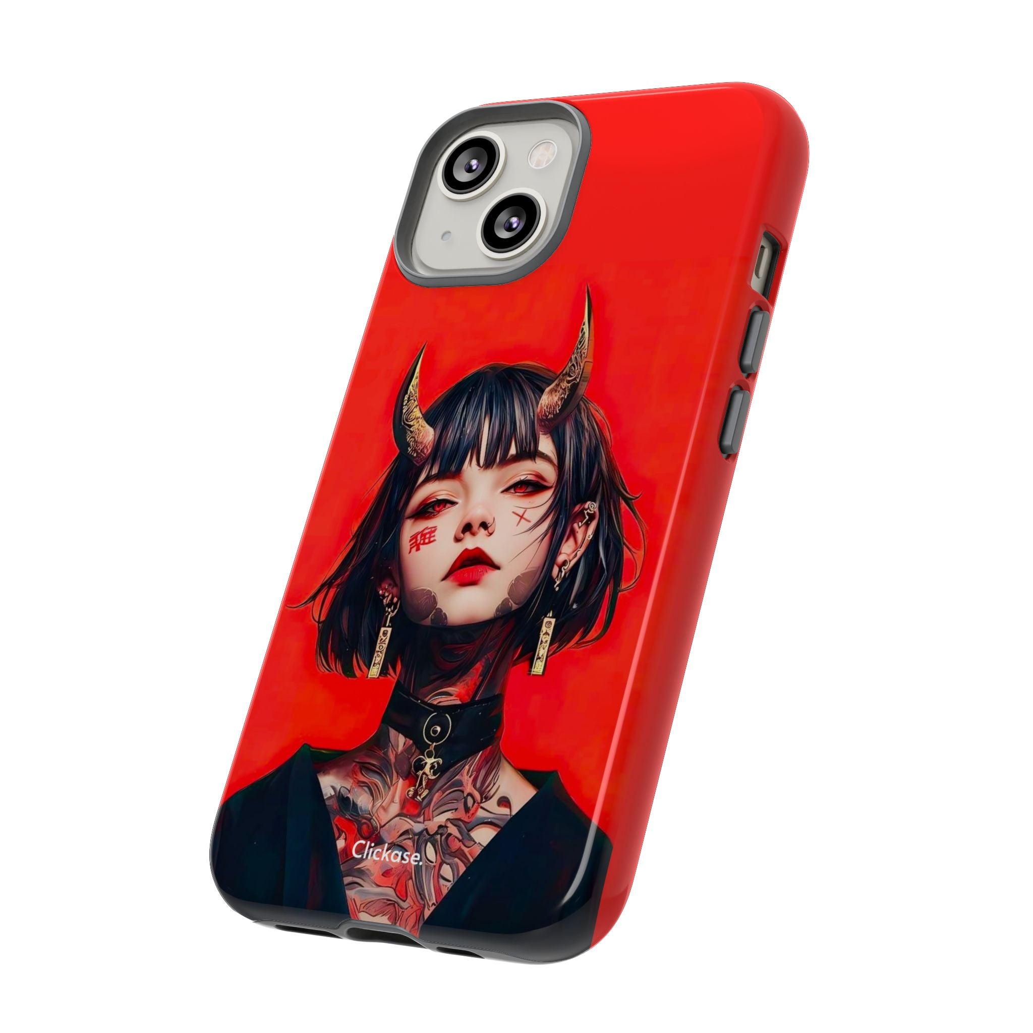 Stylish Phone Case with Edgy Design, Unique Phone Cover, Gothic Aesthetic Accessories, Trendy Cell Phone Case, Perfect Gift for Teens by
