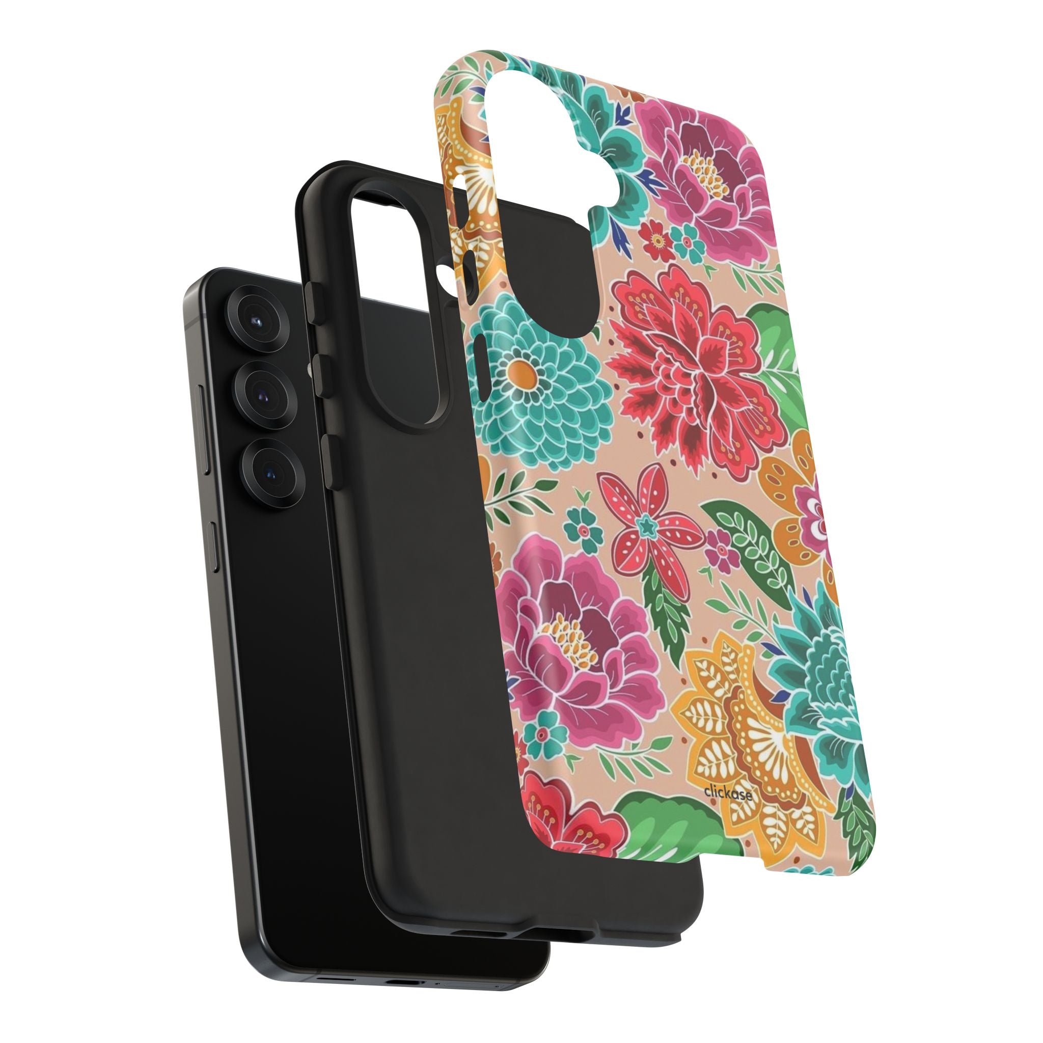 Cute Floral Design Tough Phone Case by