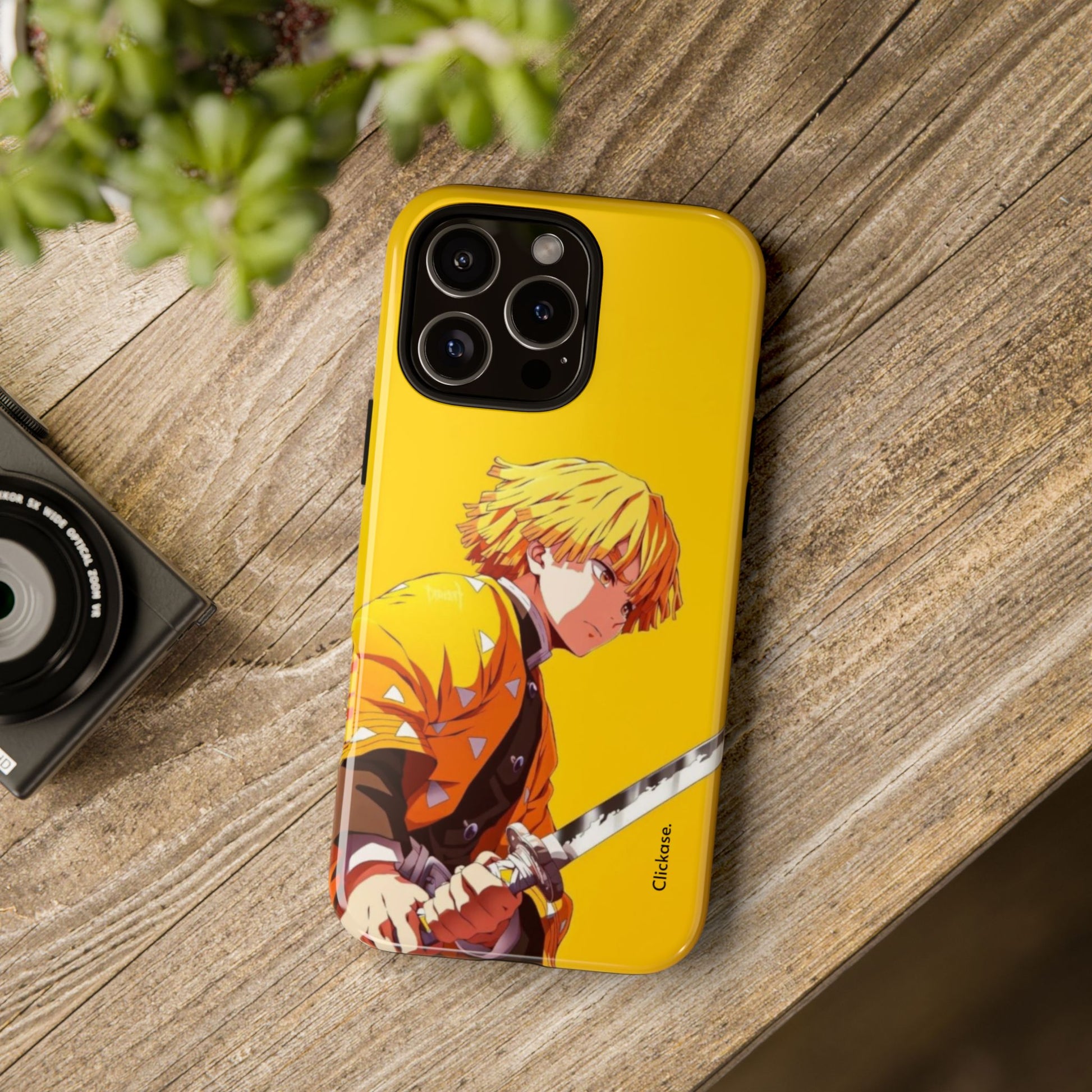Zenitsu Agatsuma – Thunder Breathing Lightning Strike Tough Phone Case by
