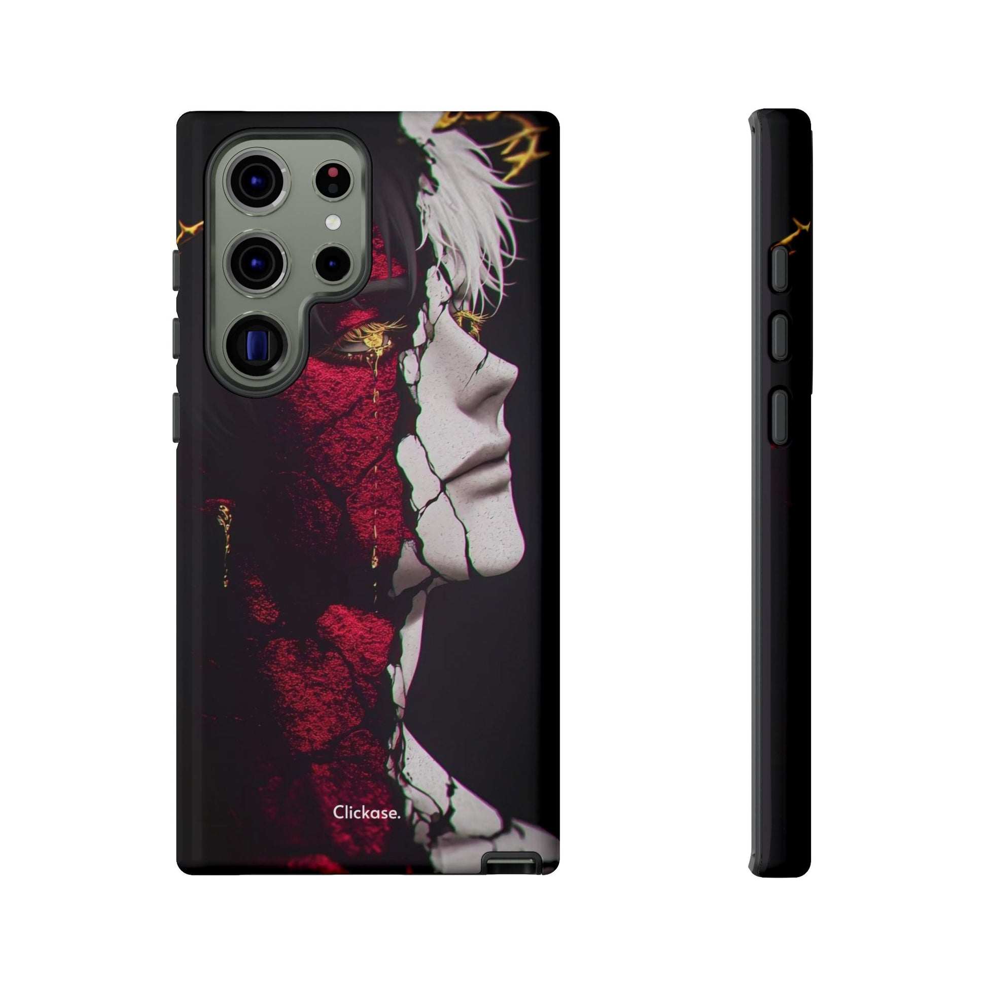 Duality Split Face Anime - Tough Phone Case by