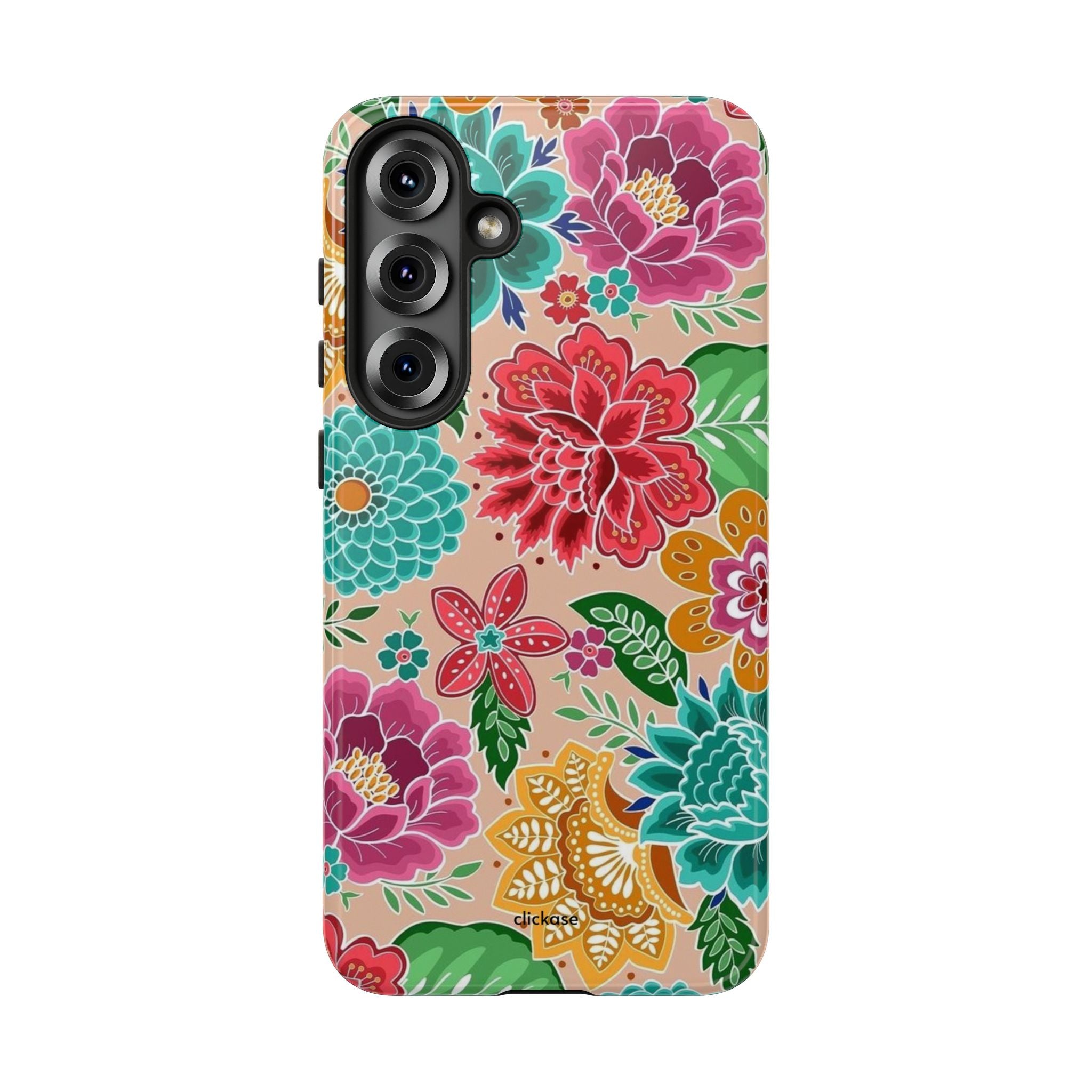 Cute Floral Design Tough Phone Case by