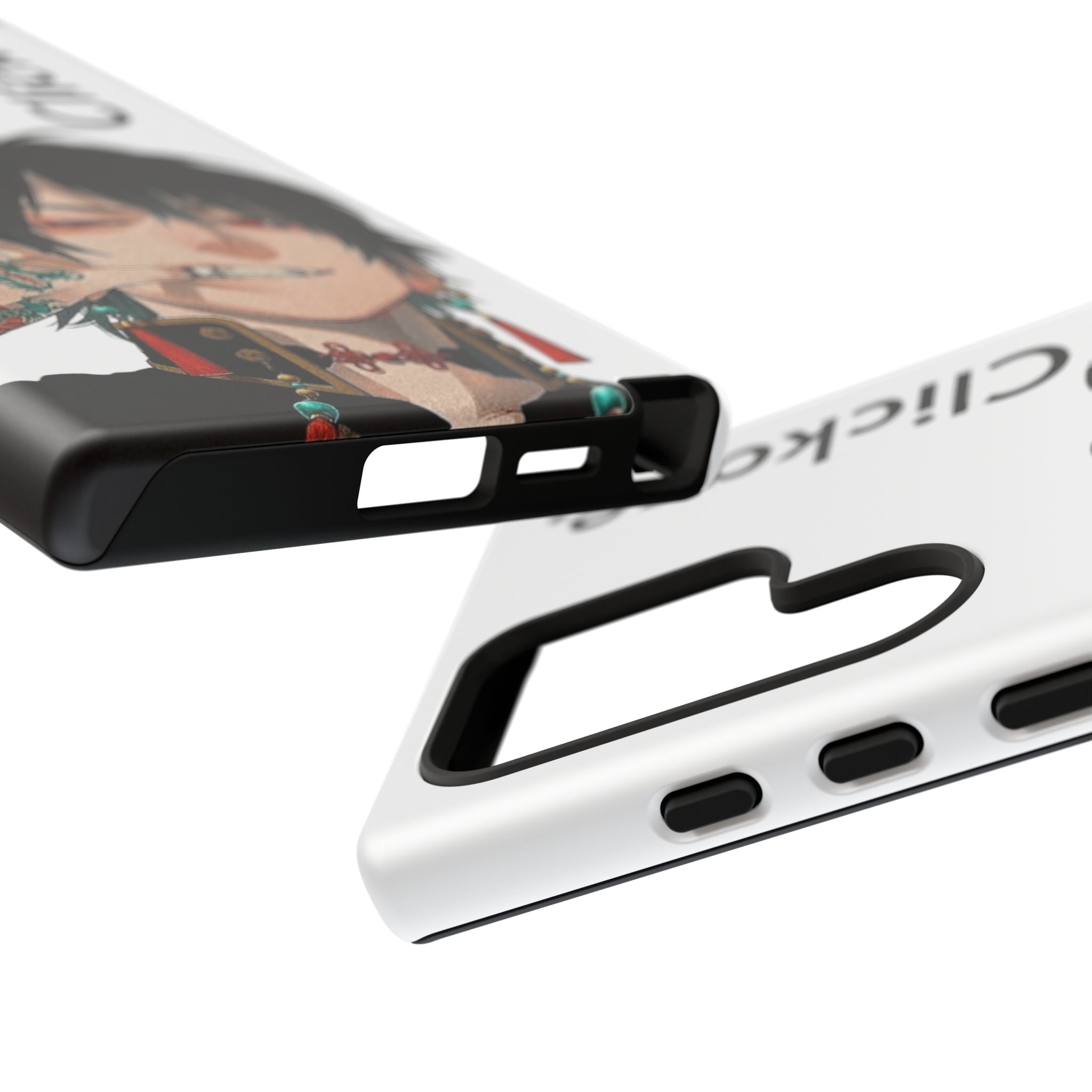 Edgy Anime Rebel Character - Tough Phone Case by