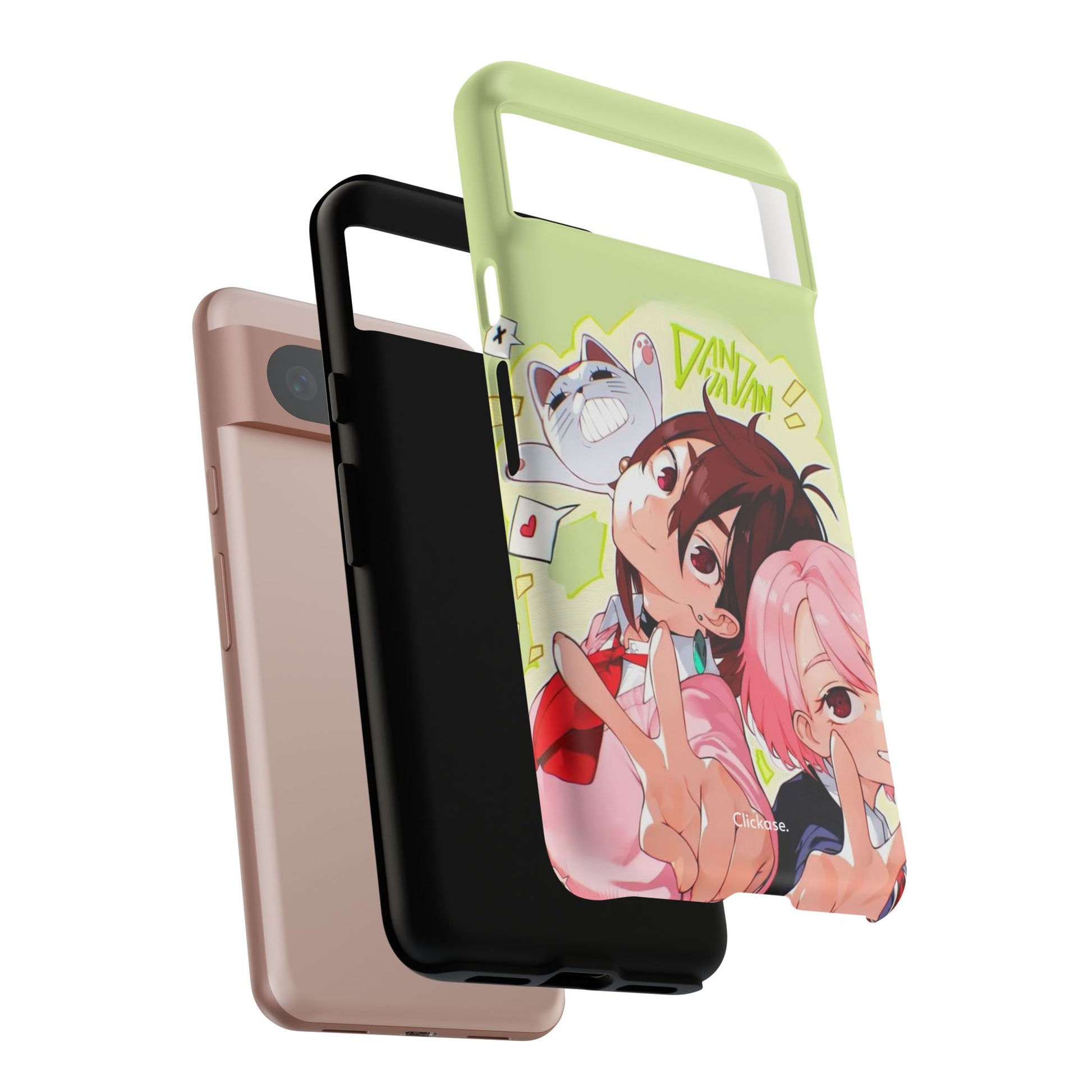 Momo & Aira - Dan Da Dan Tough Phone CasePhone CaseClickase®Momo & Aira