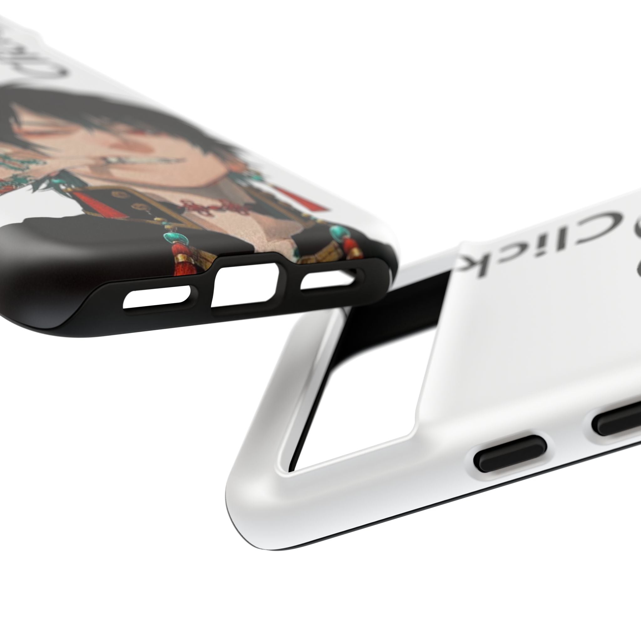 Edgy Anime Rebel Character - Tough Phone Case by