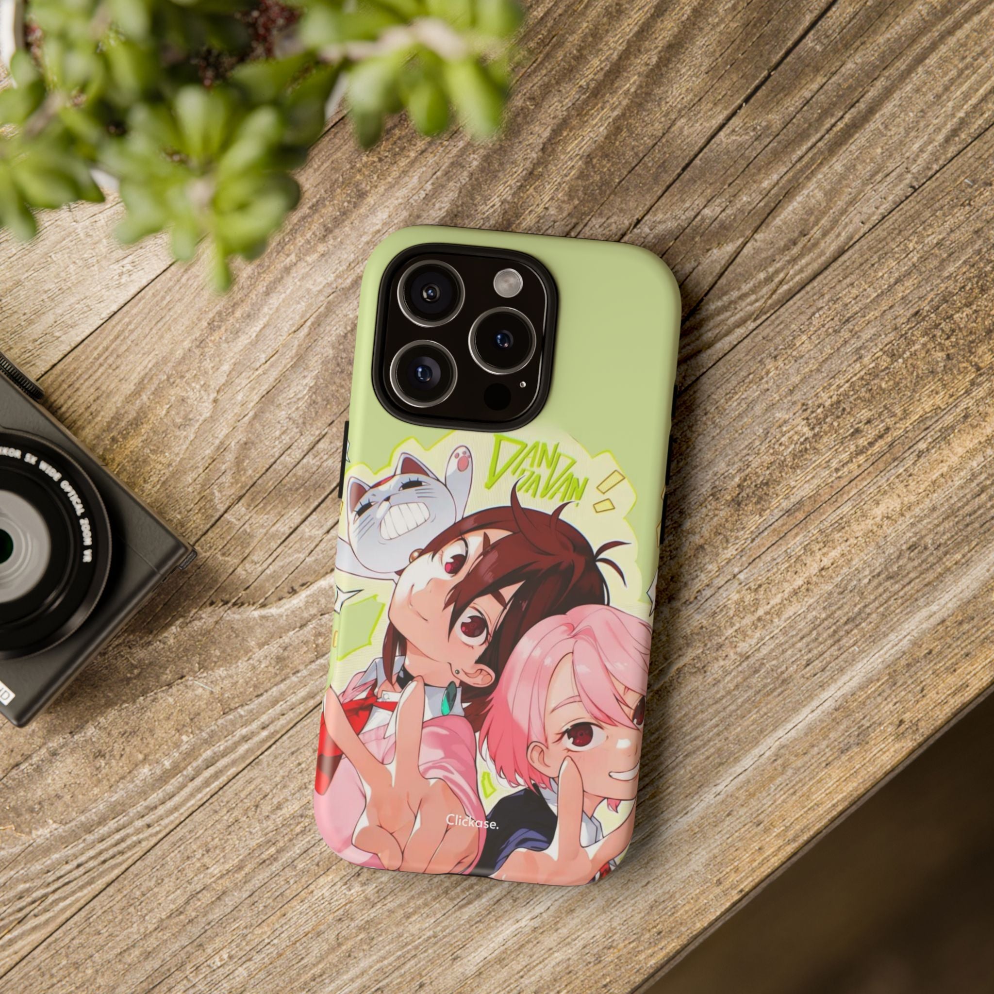 Momo & Aira - Dan Da Dan Tough Phone CasePhone CaseClickase®Momo & Aira