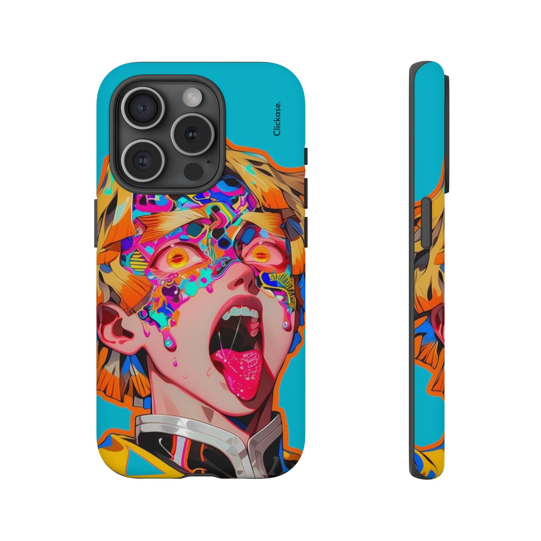 Zenitsu Agatsuma – Neon Thunder Pop Art Tough Phone Case by