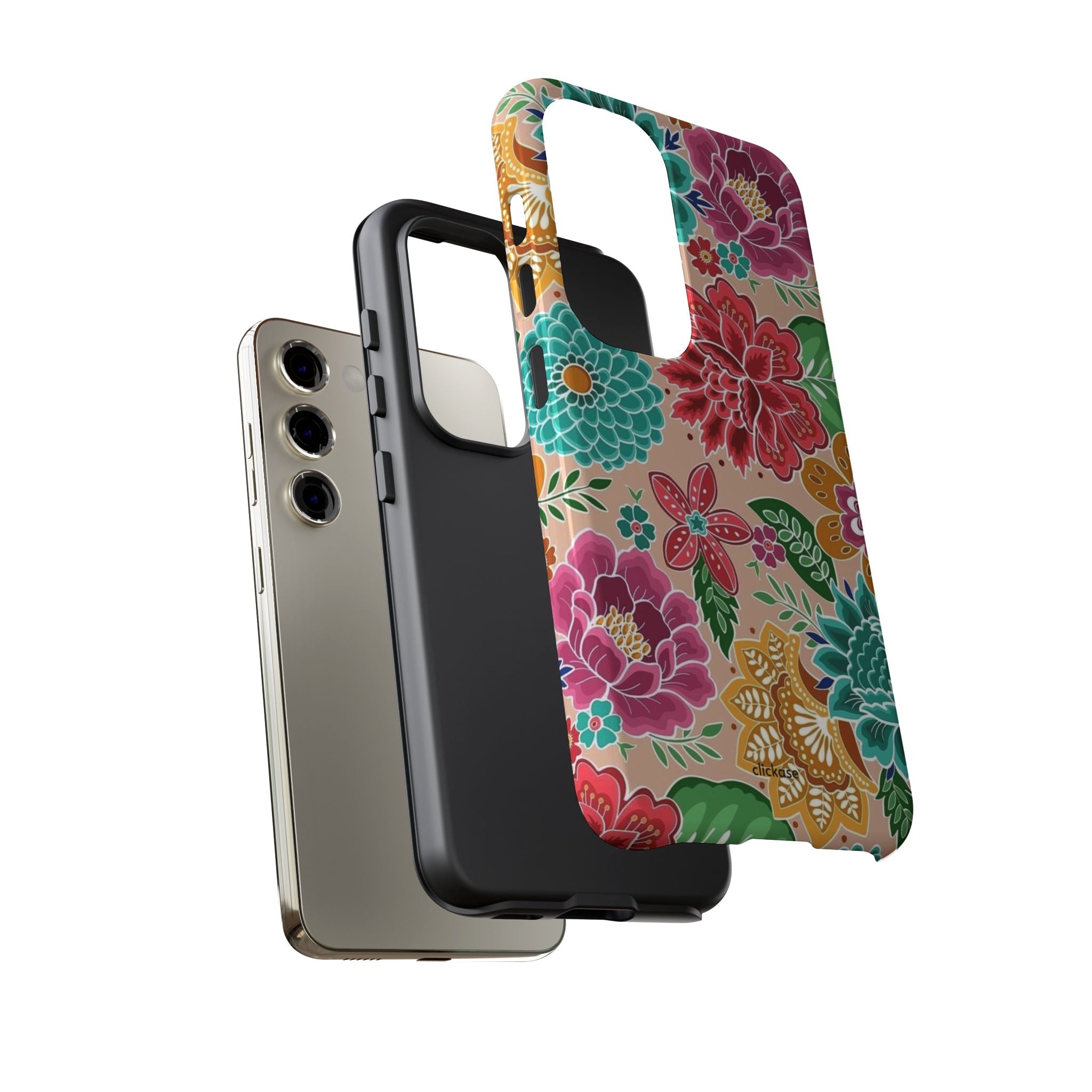 Cute Floral Design Tough Phone Case by