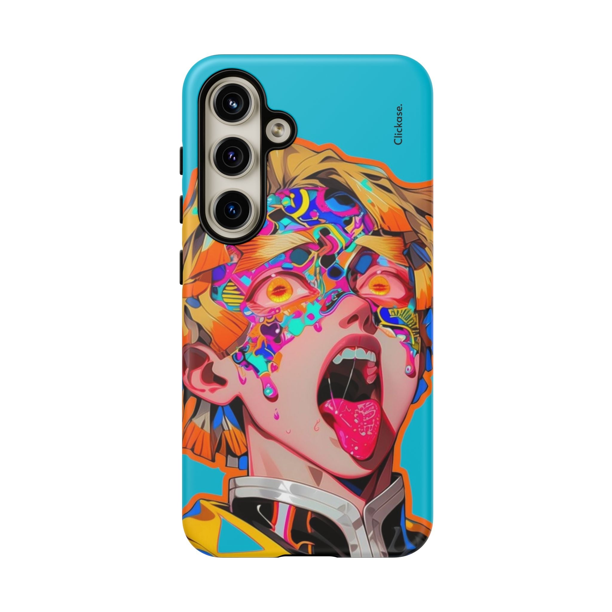 Zenitsu Agatsuma – Neon Thunder Pop Art Tough Phone Case by
