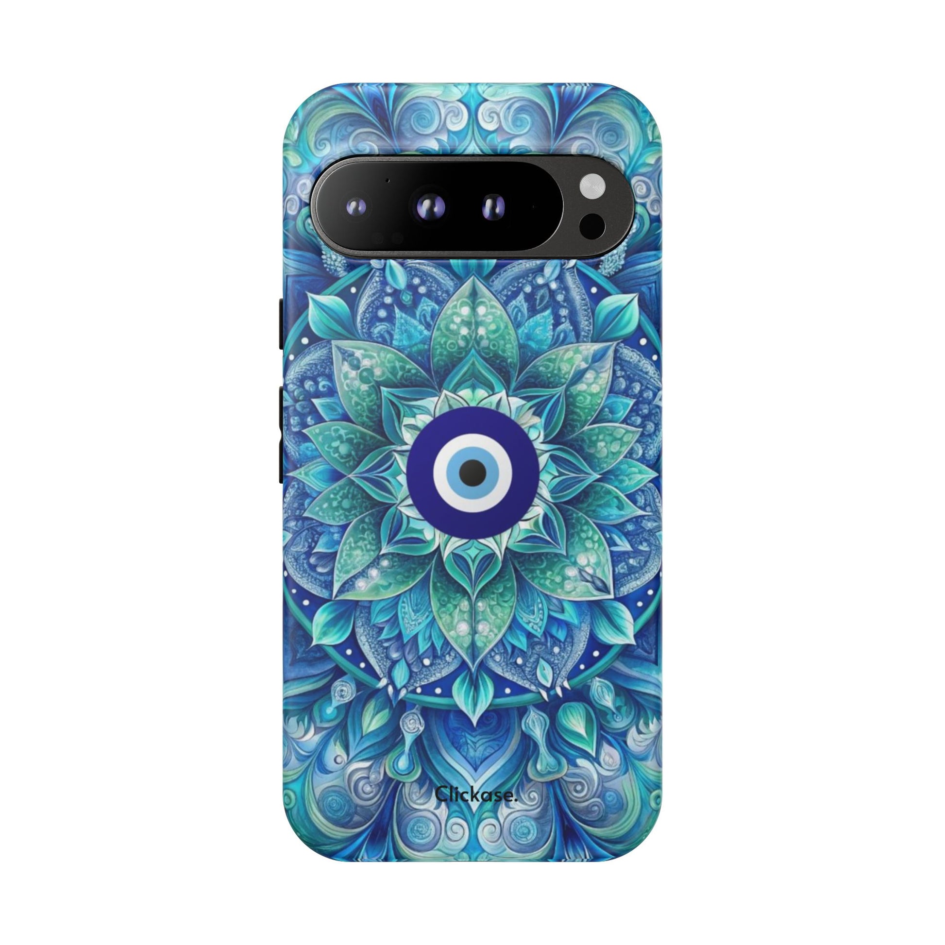 Mandala Design Blue Eye Pattern Tough Phone Case by