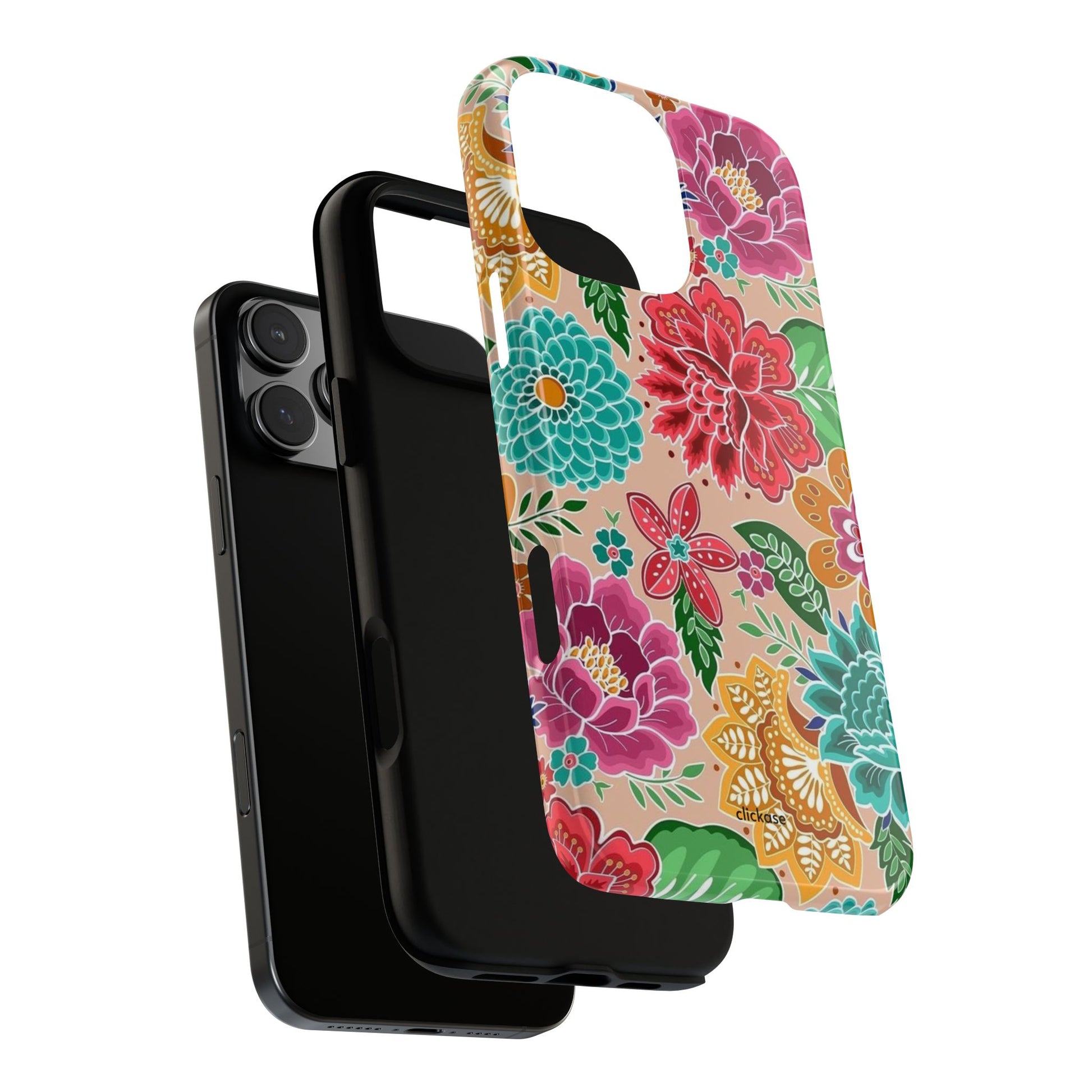 Cute Floral Design Tough Phone Case by