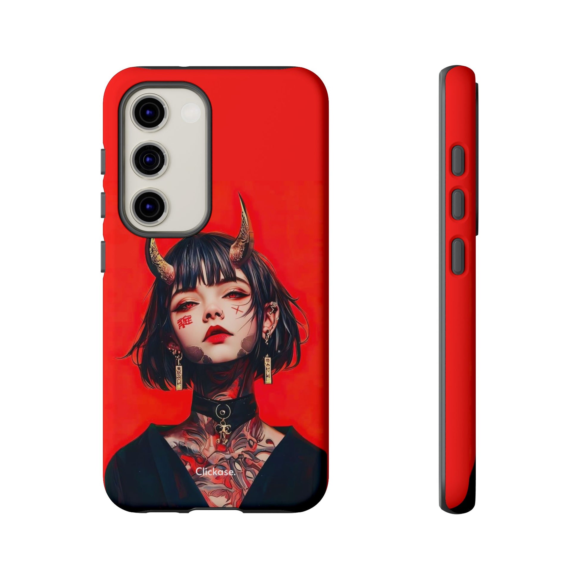 Stylish Phone Case with Edgy Design, Unique Phone Cover, Gothic Aesthetic Accessories, Trendy Cell Phone Case, Perfect Gift for Teens by
