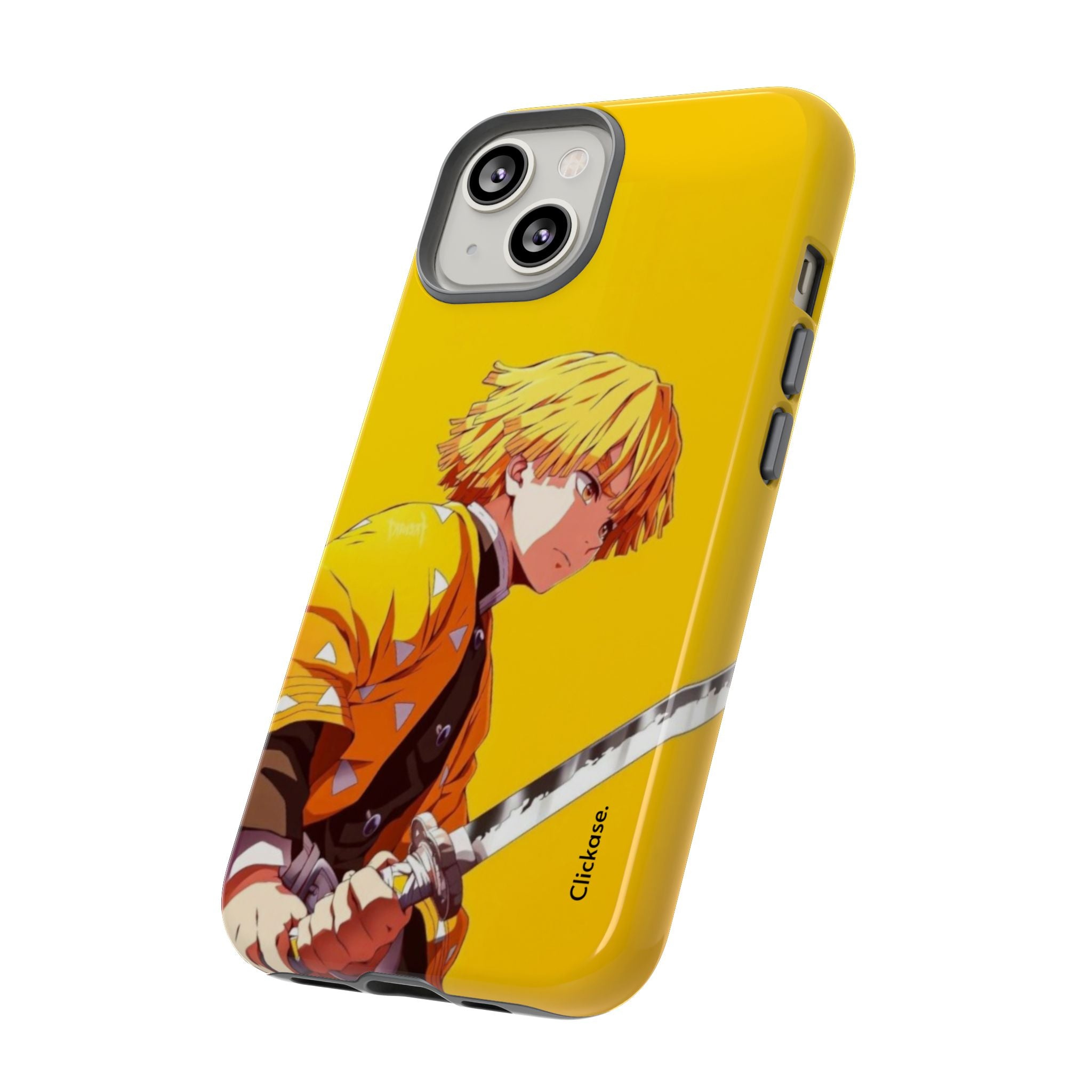 Zenitsu Agatsuma – Thunder Breathing Lightning Strike Tough Phone Case by