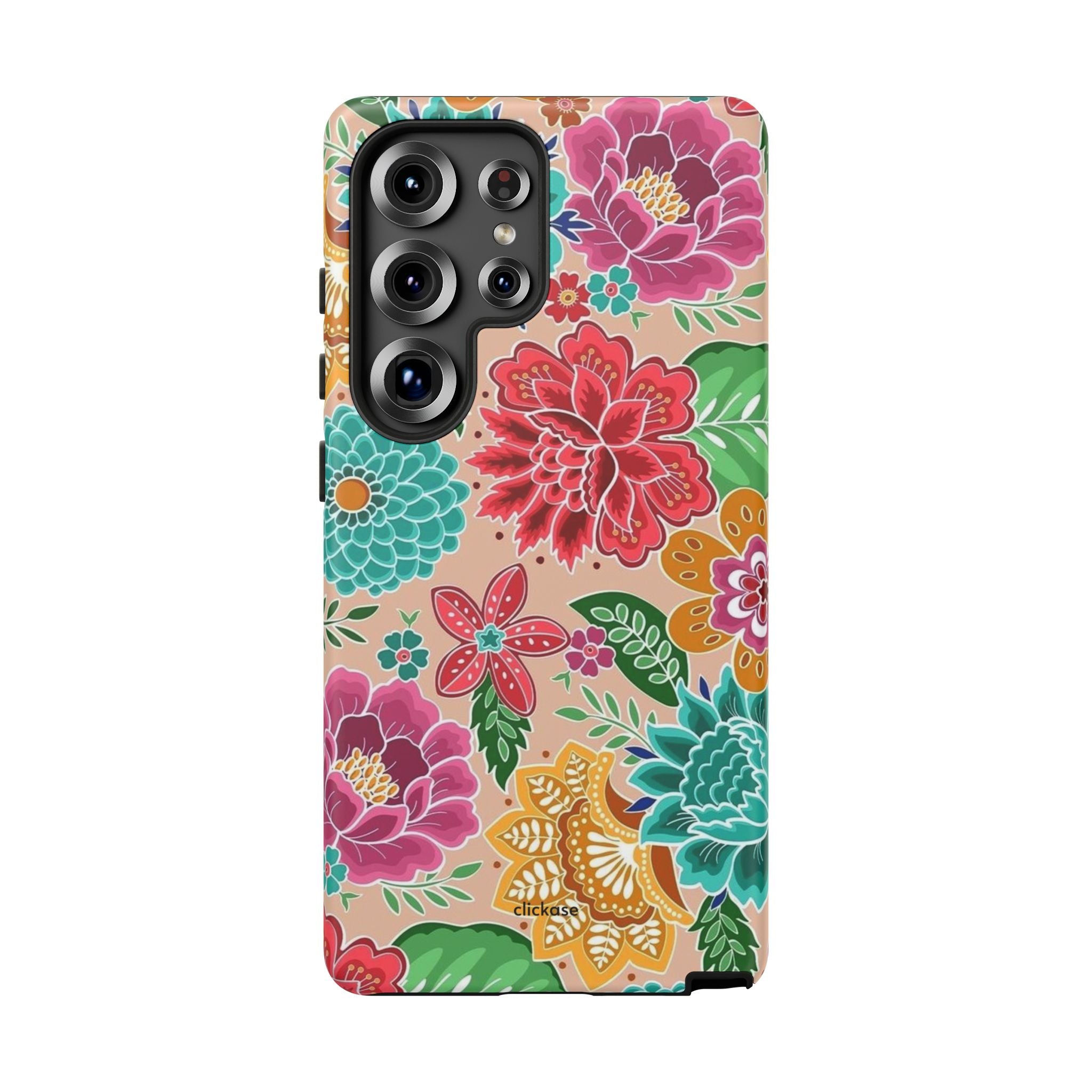 Cute Floral Design Tough Phone Case by