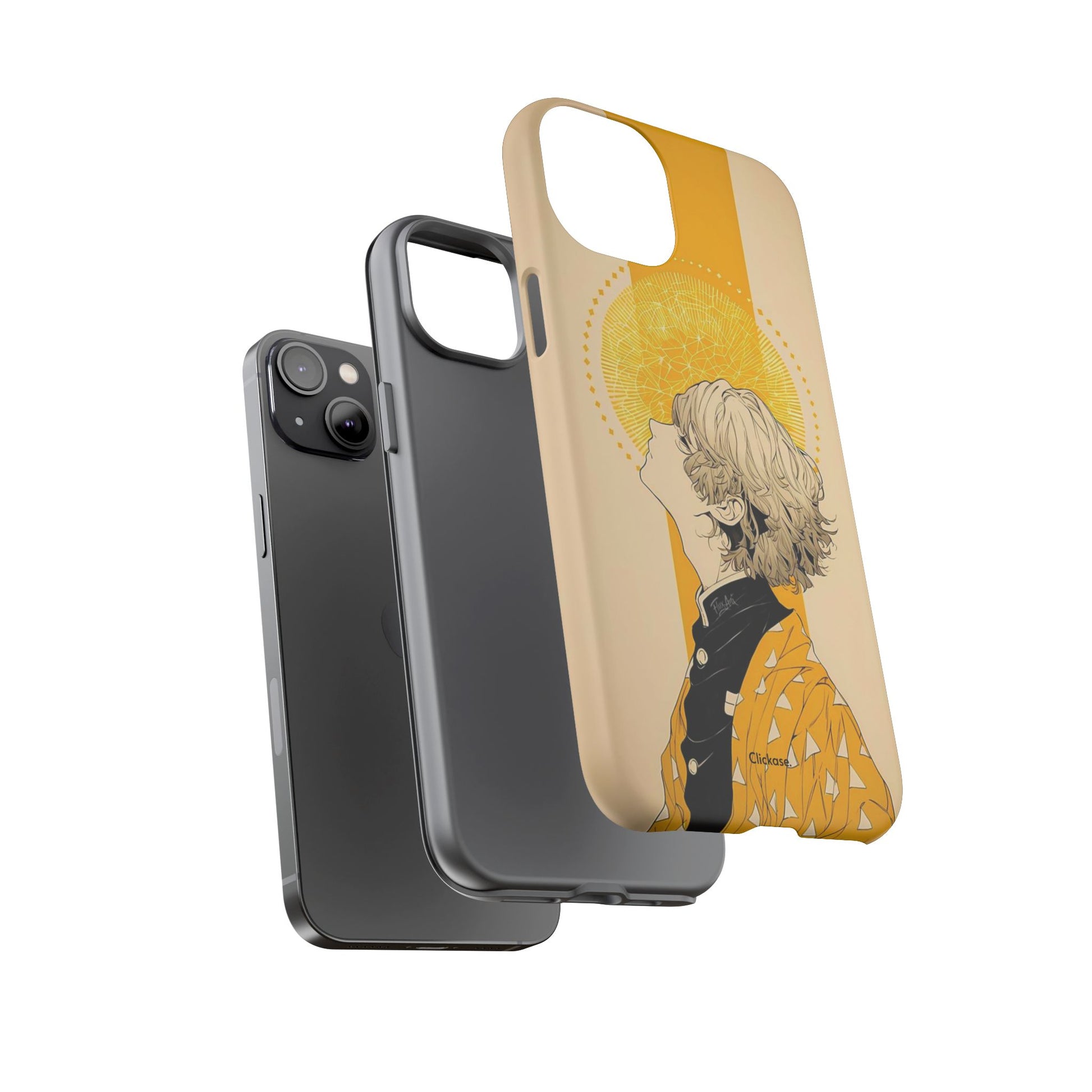 Stylish Phone Case - Artistic Tough Case for Protection, Gift for Him/Phone CaseClickase®Stylish Phone Case