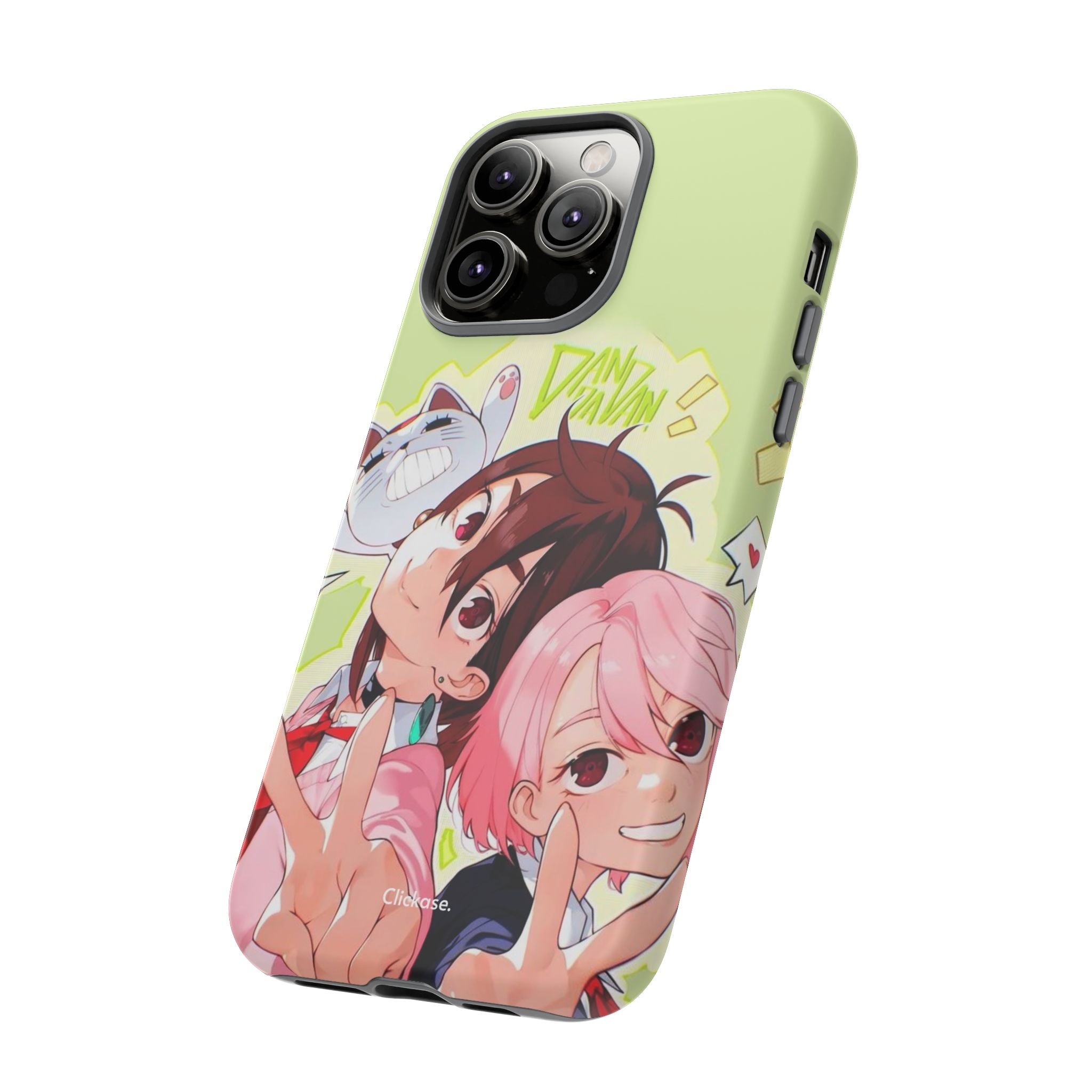 Momo & Aira - Dan Da Dan Tough Phone CasePhone CaseClickase®Momo & Aira