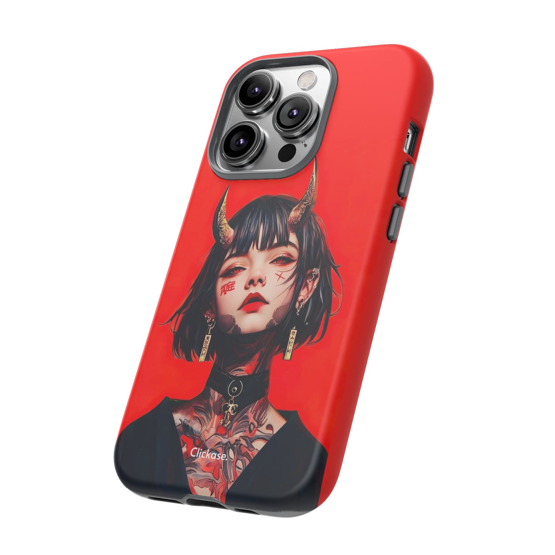 Stylish Phone Case with Edgy Design, Unique Phone Cover, Gothic Aesthetic Accessories, Trendy Cell Phone Case, Perfect Gift for Teens by