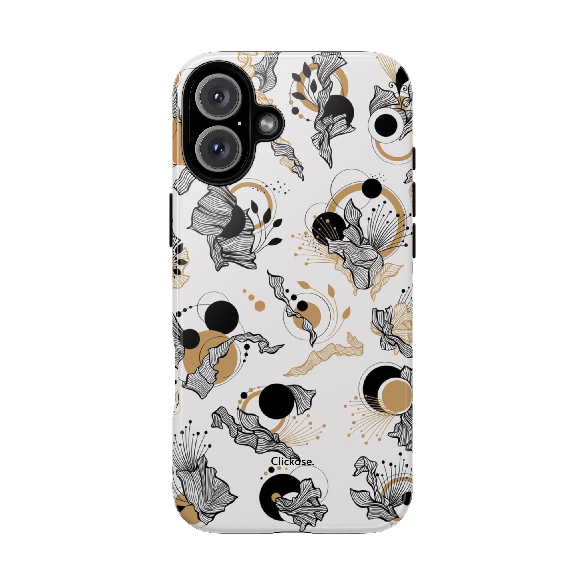 Abstract Floral Design Tough Phone Cases by