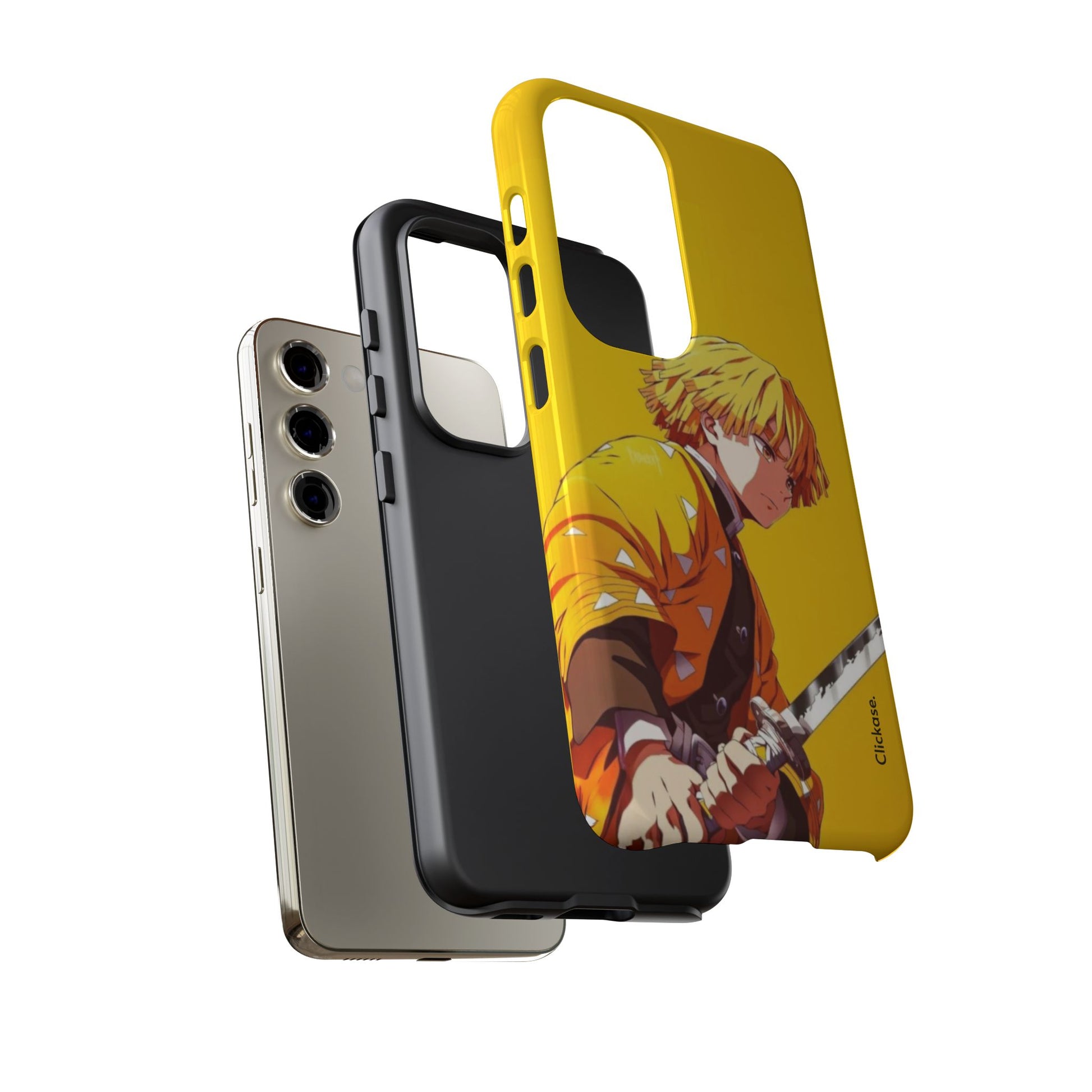 Zenitsu Agatsuma – Thunder Breathing Lightning Strike Tough Phone Case by
