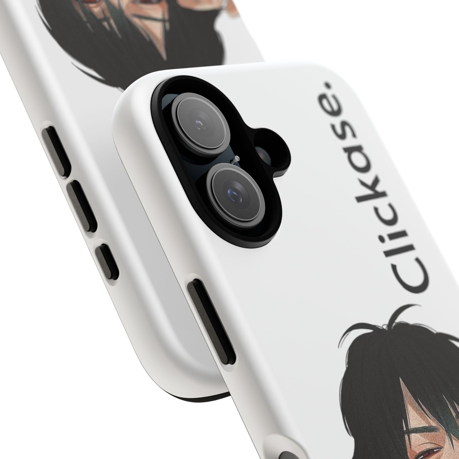 Edgy Anime Rebel Character - Tough Phone Case by