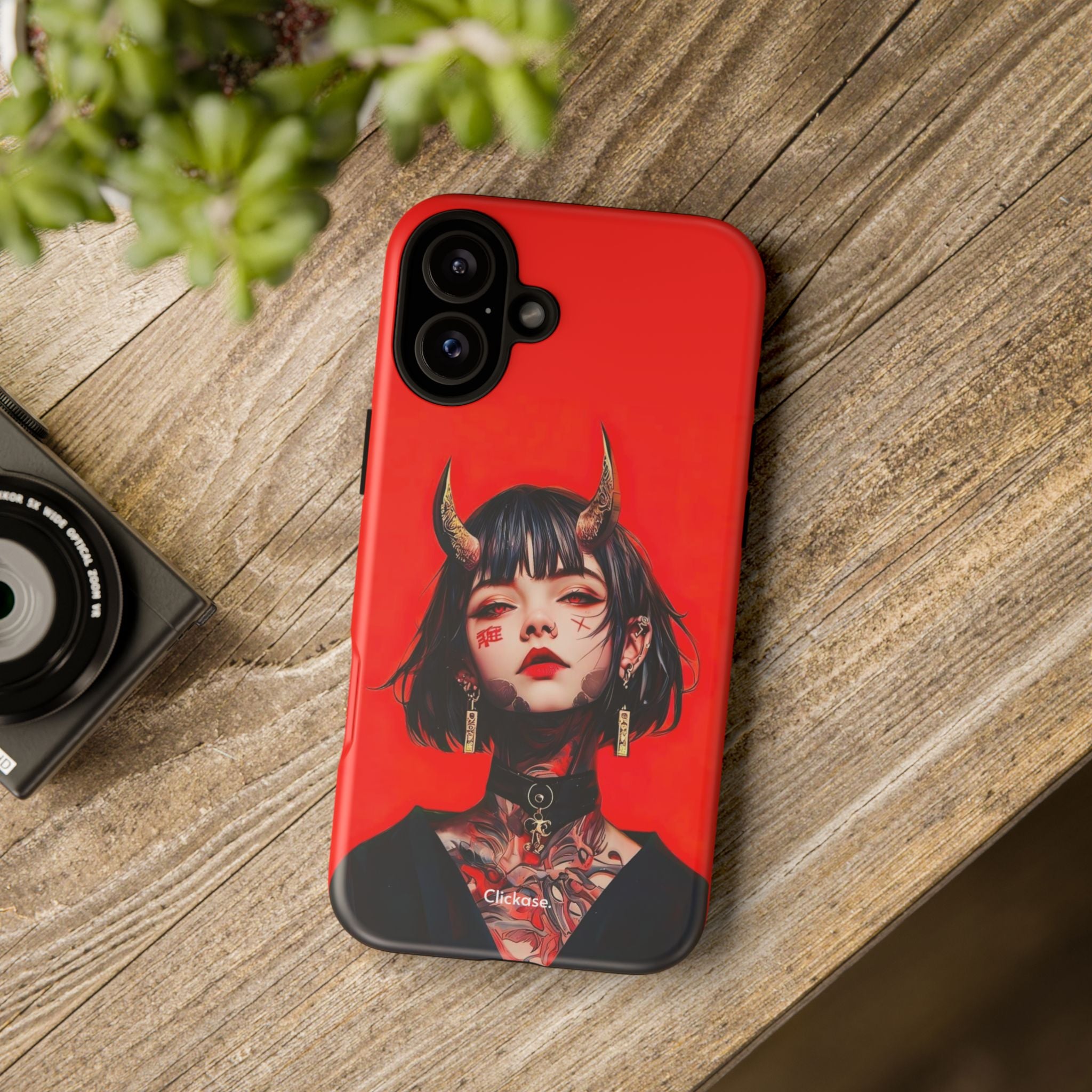 Stylish Phone Case with Edgy Design, Unique Phone Cover, Gothic Aesthetic Accessories, Trendy Cell Phone Case, Perfect Gift for Teens by