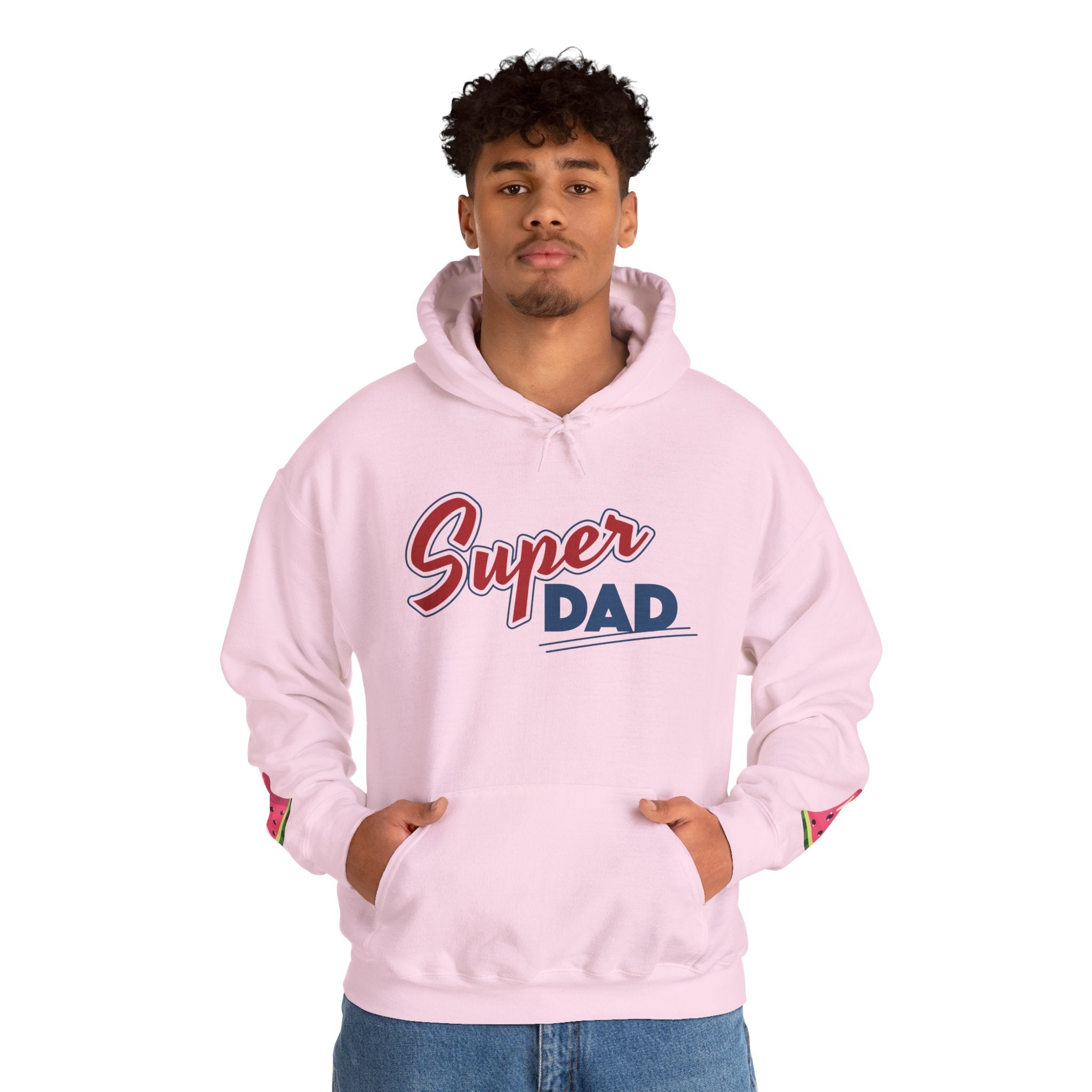 Super Dad Heart Hoodie by