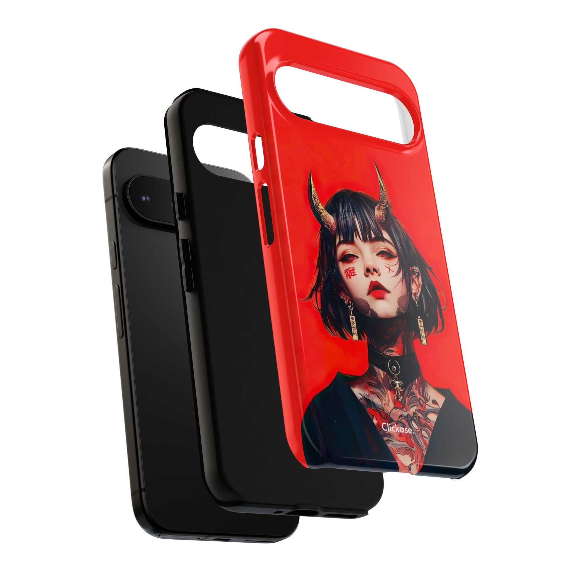 Stylish Phone Case with Edgy Design, Unique Phone Cover, Gothic Aesthetic Accessories, Trendy Cell Phone Case, Perfect Gift for Teens by